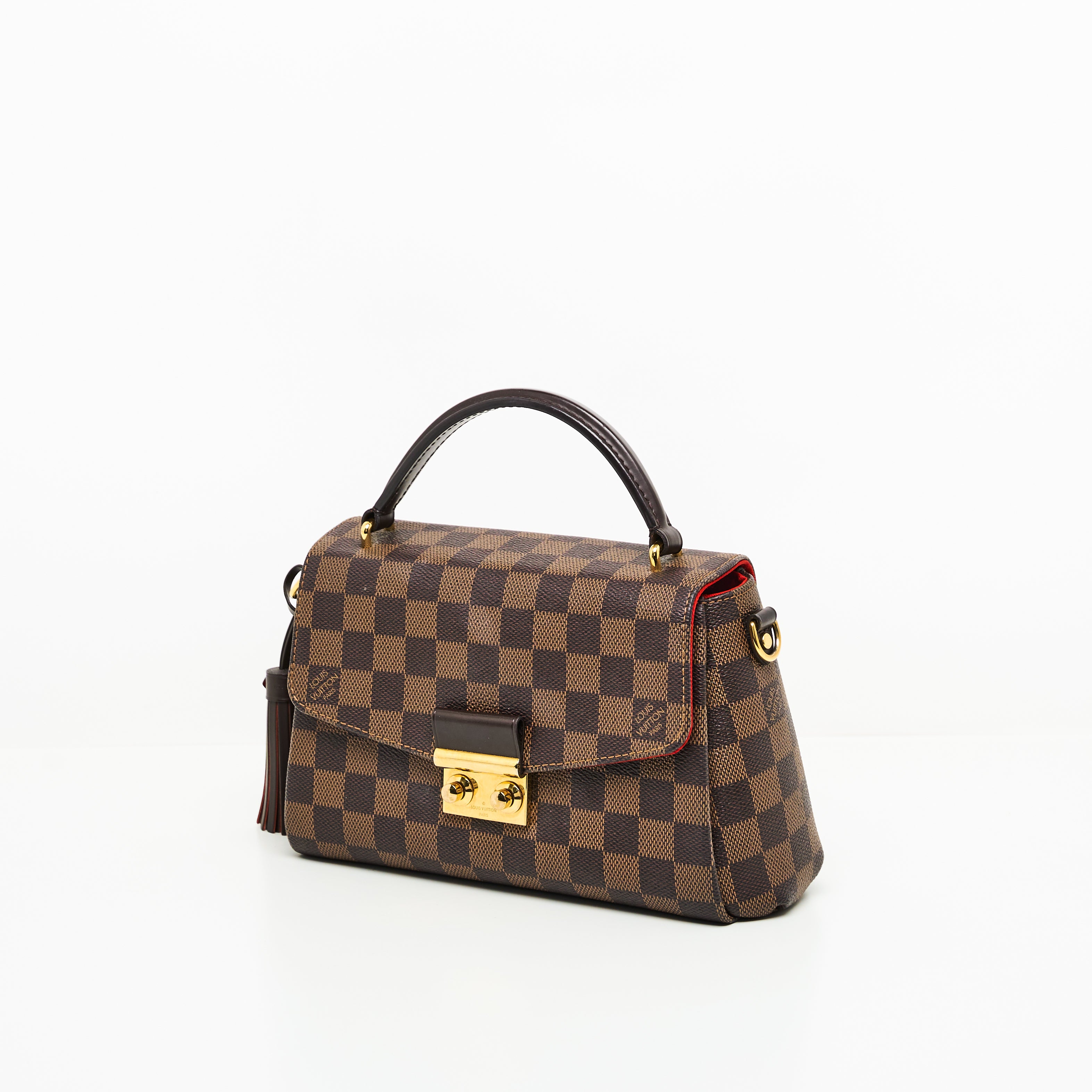 LV CROISETTE DAMIER EBENE