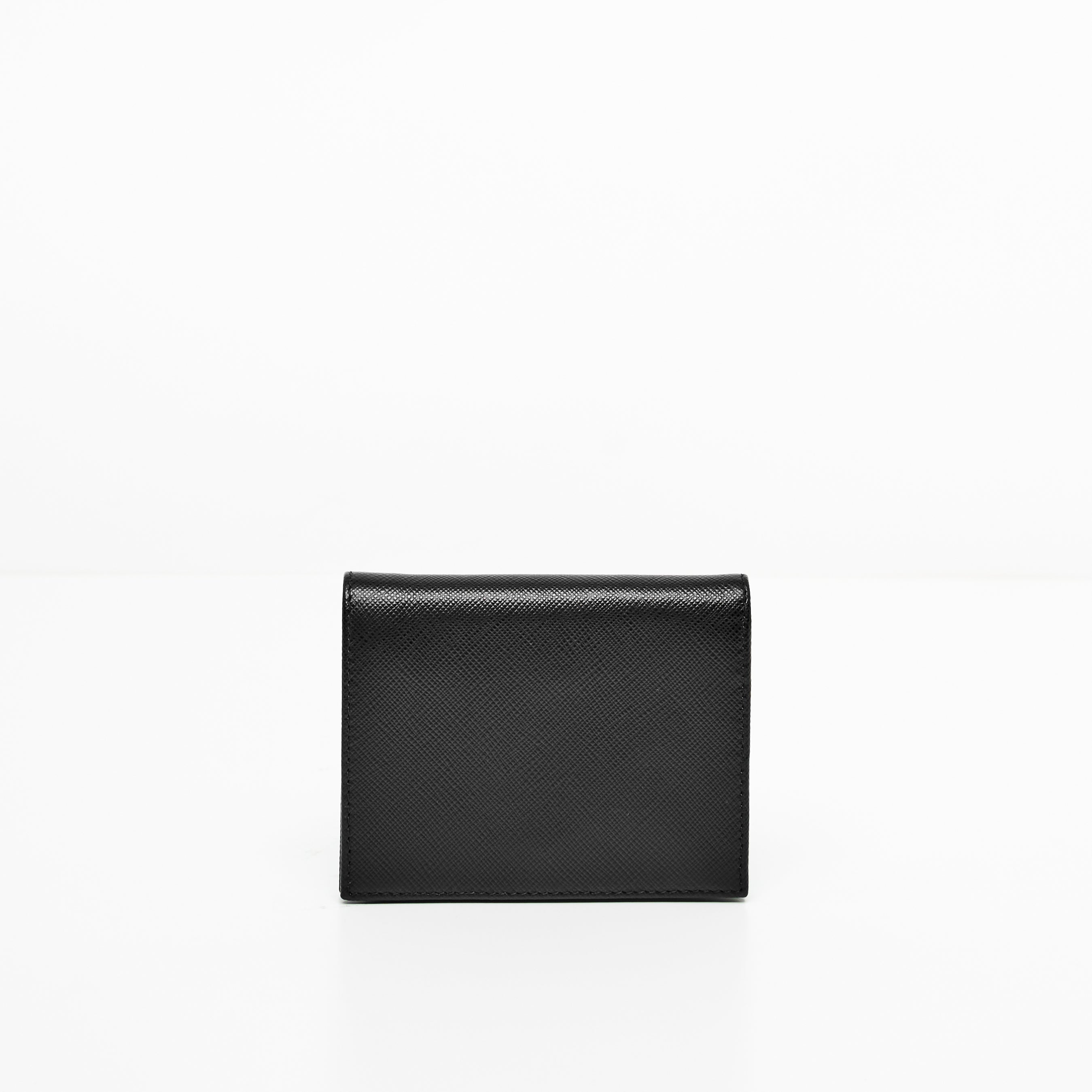 Prada Small Saffiano Leather Black Wallet