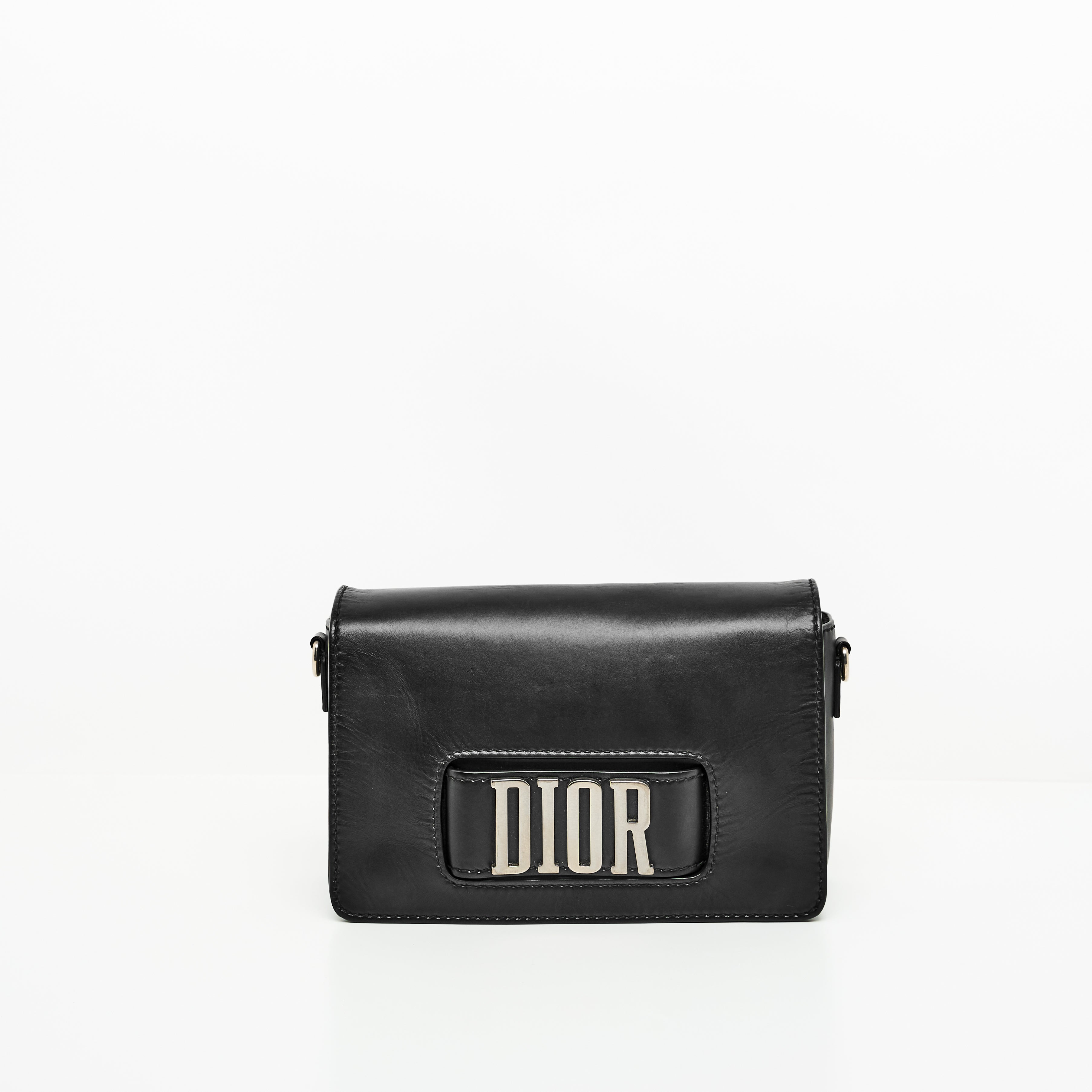 DIOREVOLUTION FLAP BAG IN BLACK