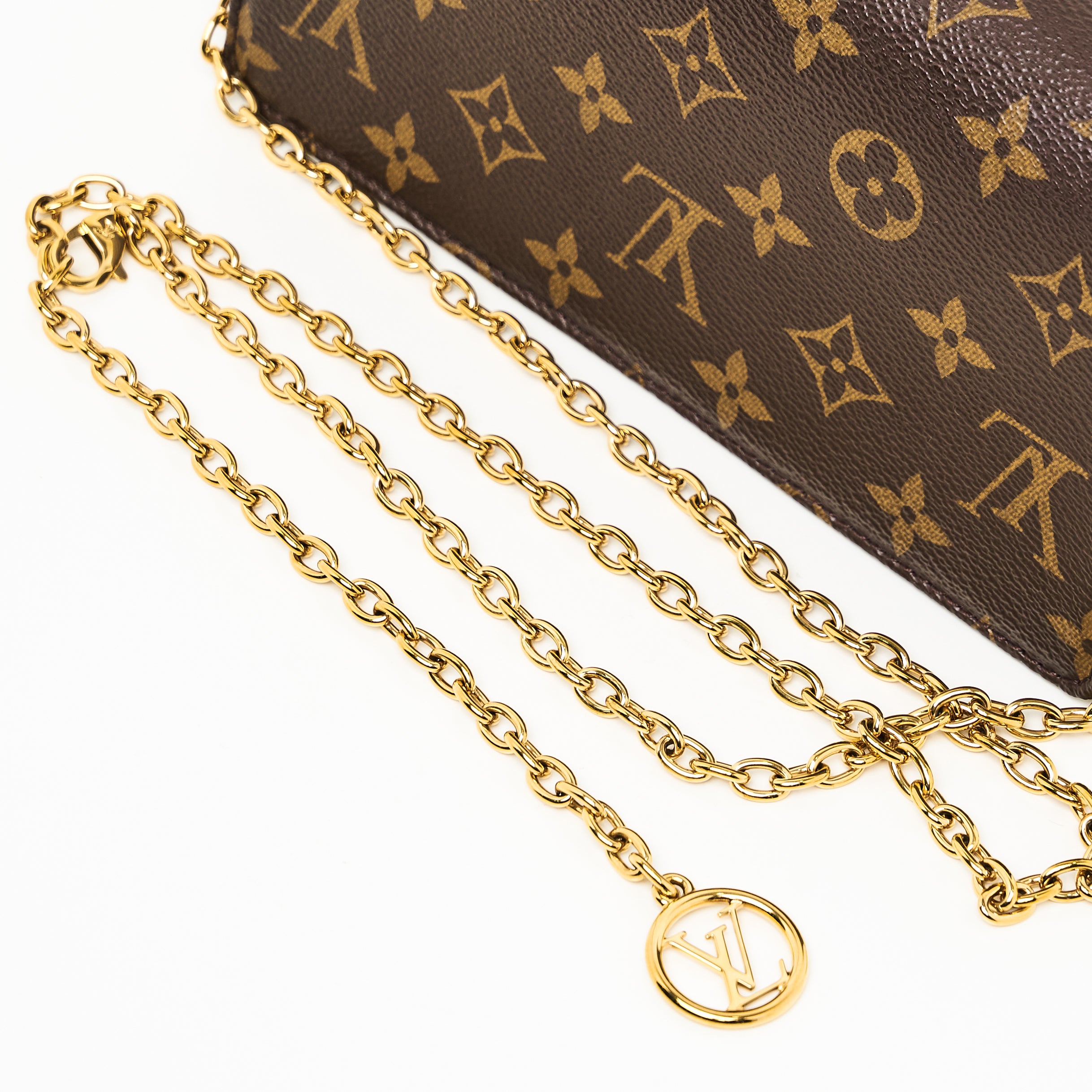 LV WALLET ON CHAIN LILY