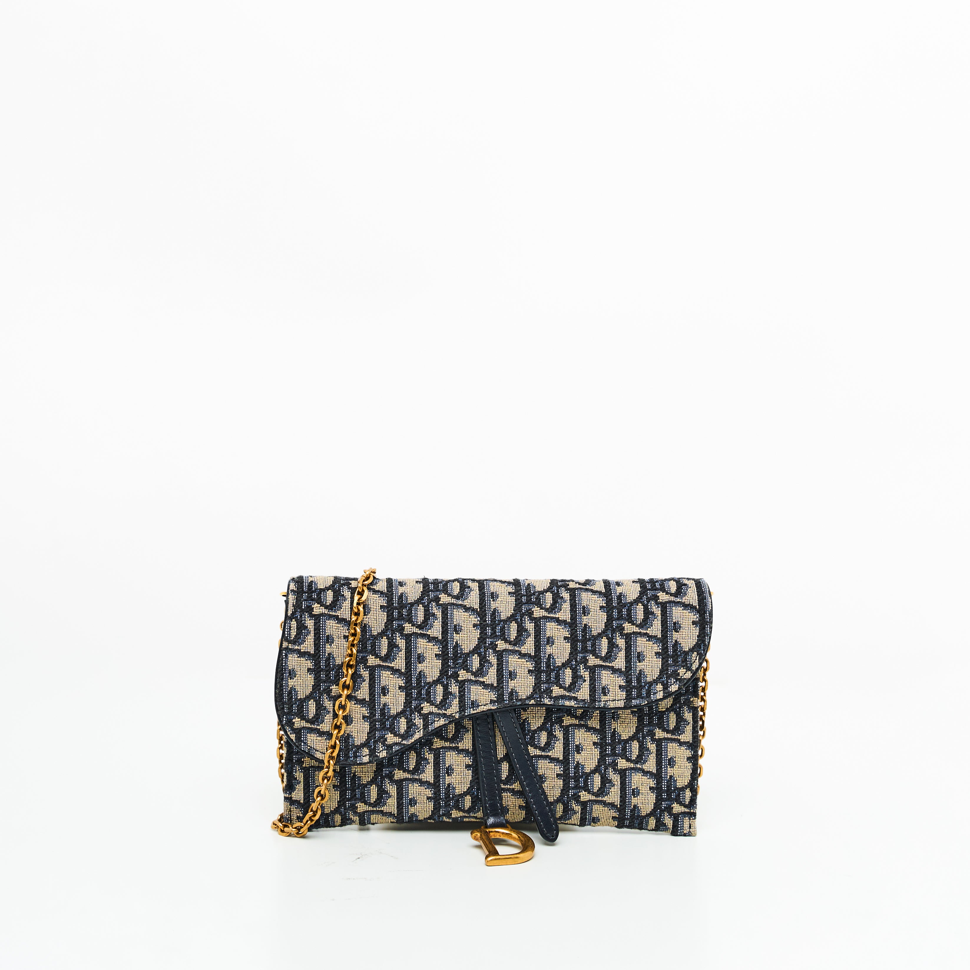 Dior Small Saddle Pouch with Chain