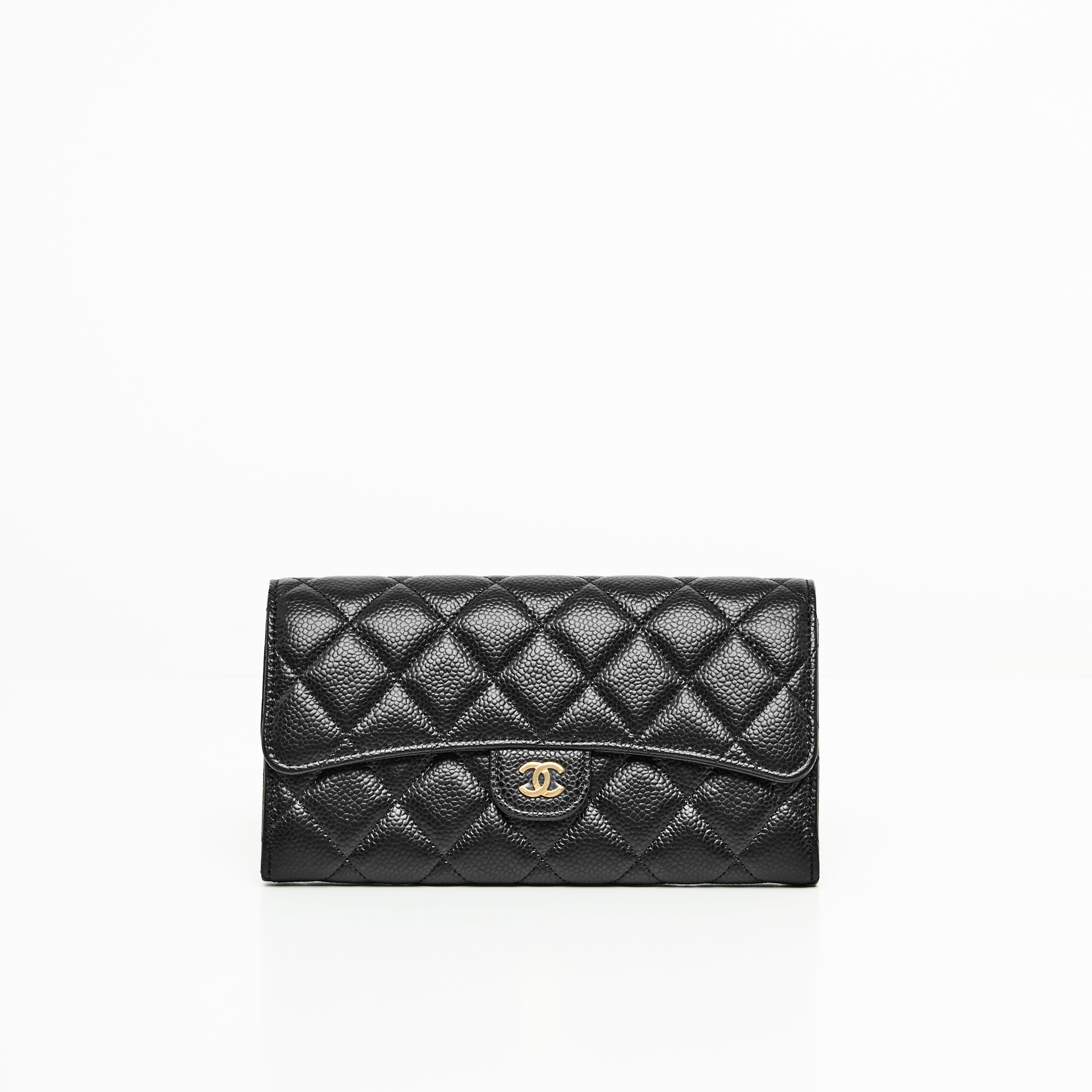 Chanel Classic Long Wallet in Black