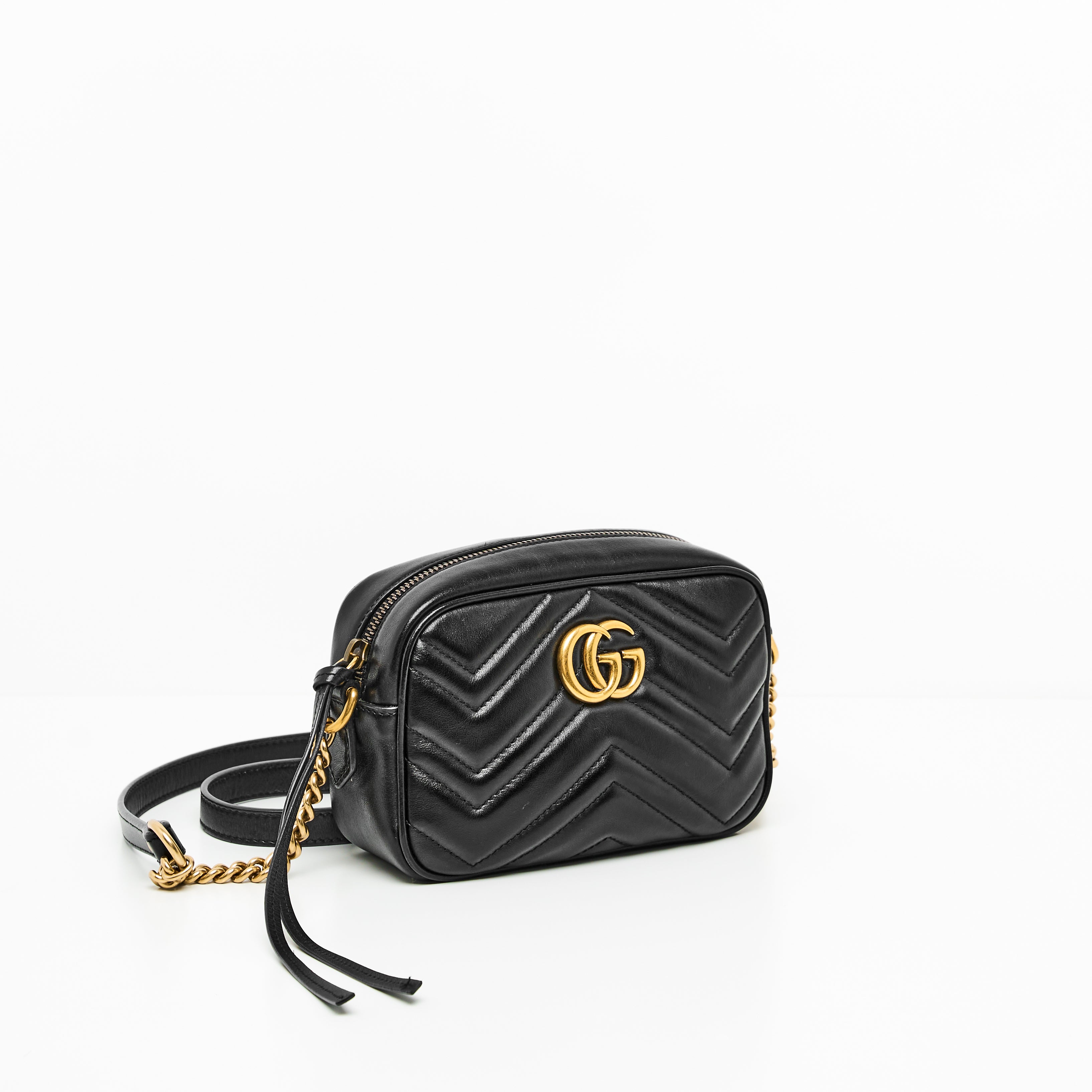 Gucci GG Marmont Camera Bag In Black