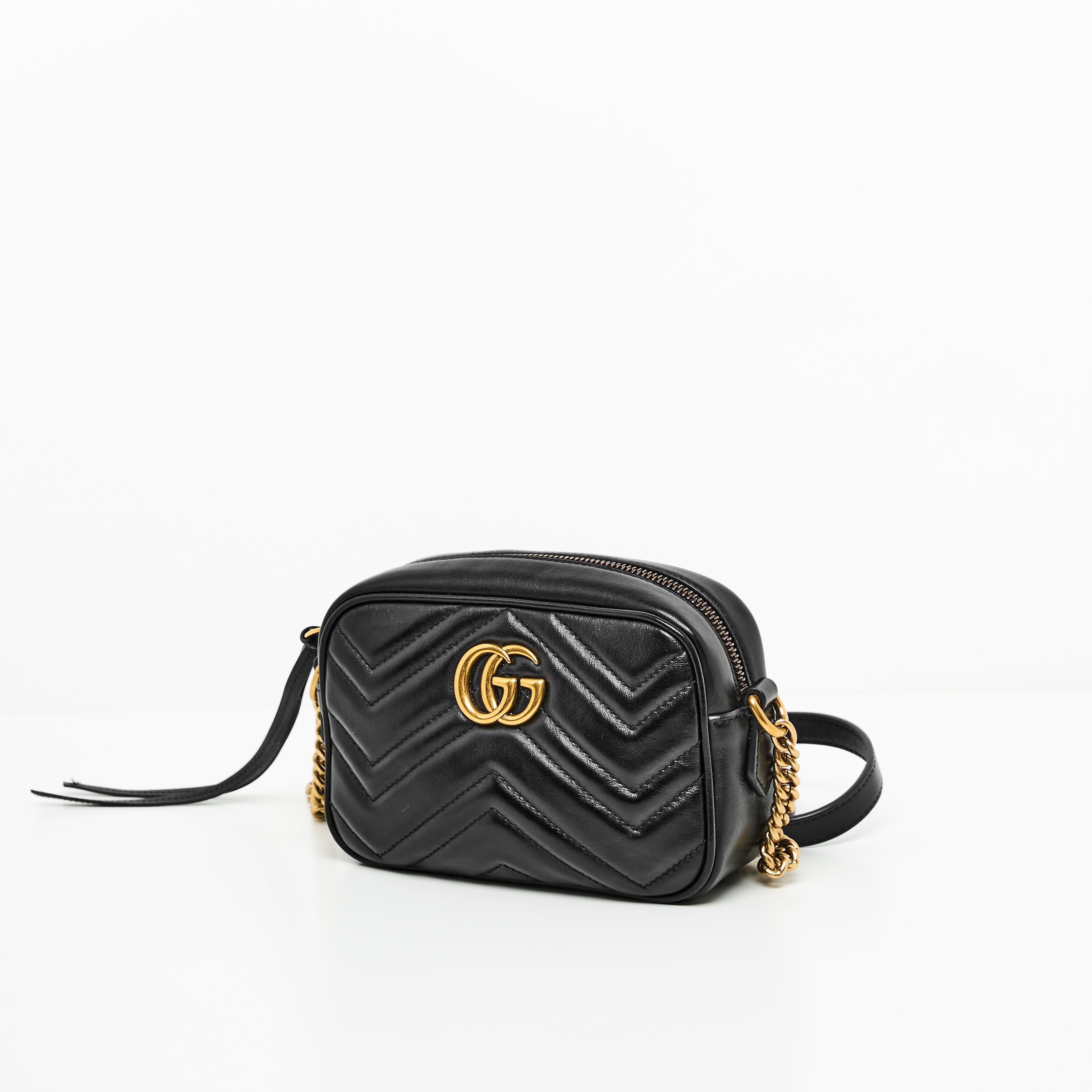 Gucci GG Marmont Camera Bag In Black