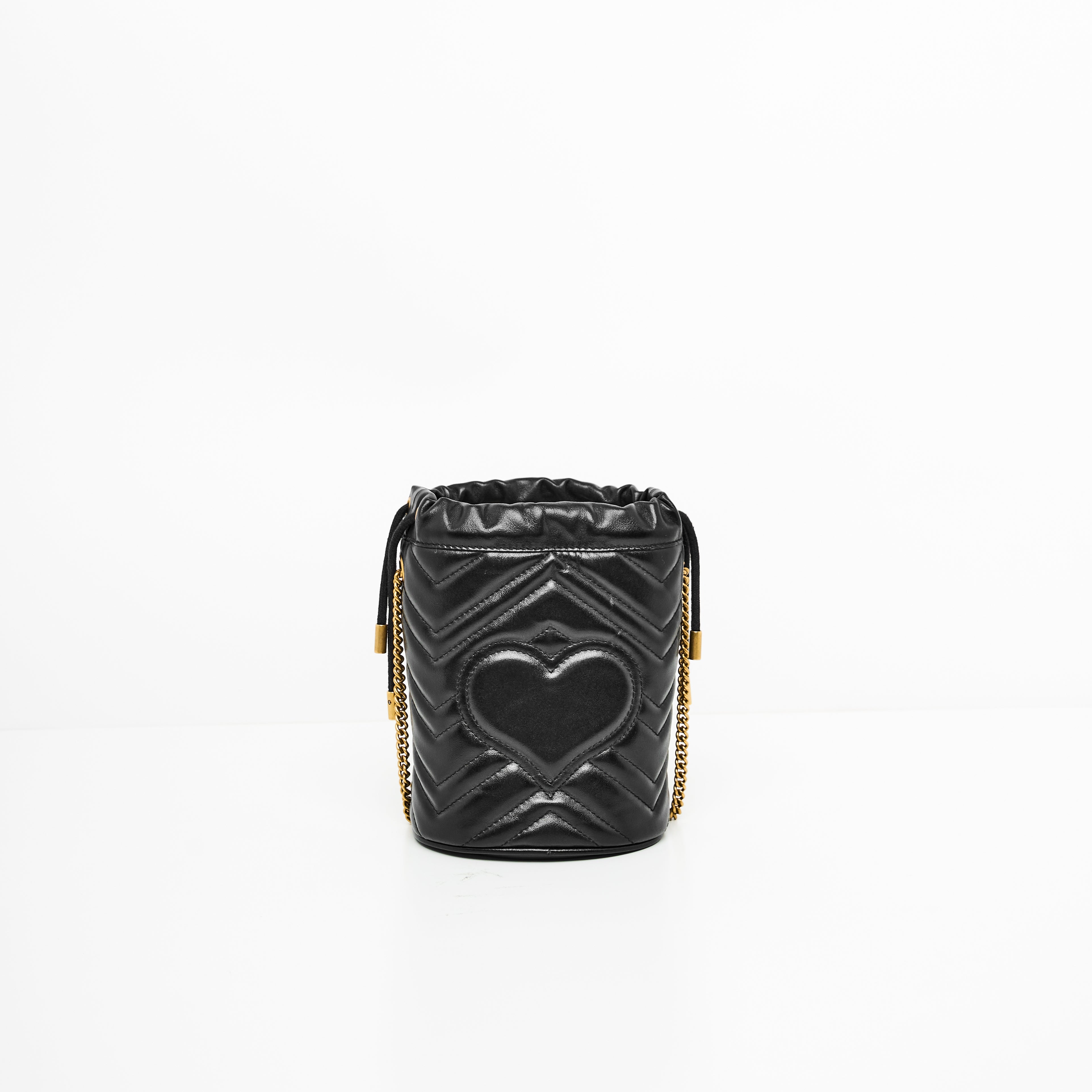 Gucci Marmont  Mini Bucket in Black