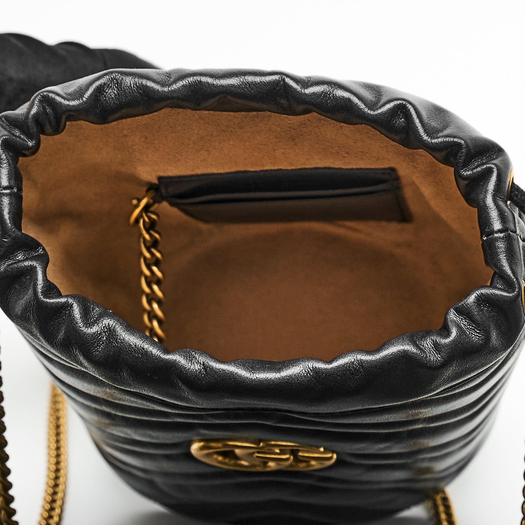 Gucci Marmont  Mini Bucket in Black