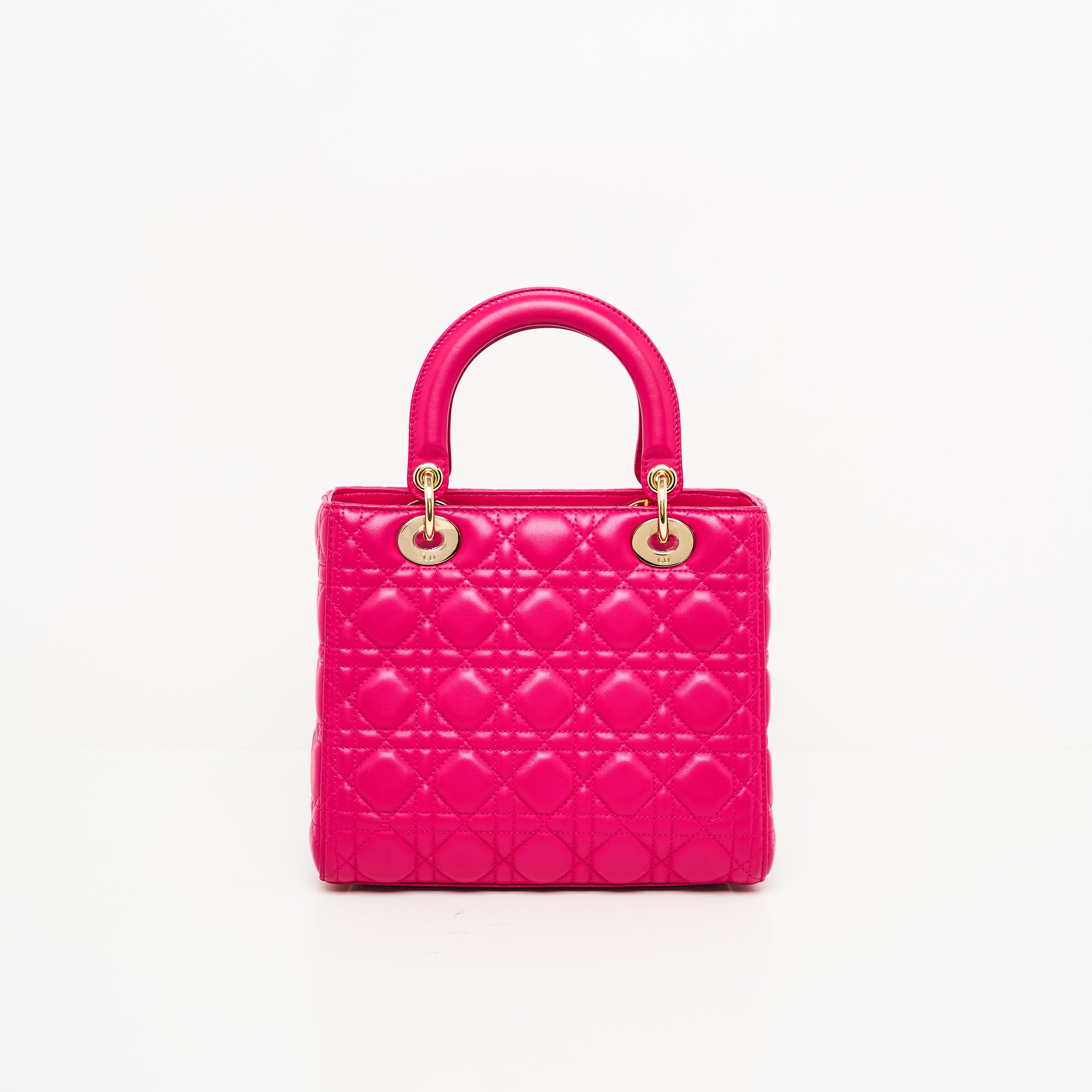 LADY DIOR MEDIUM IN FUCHSIA