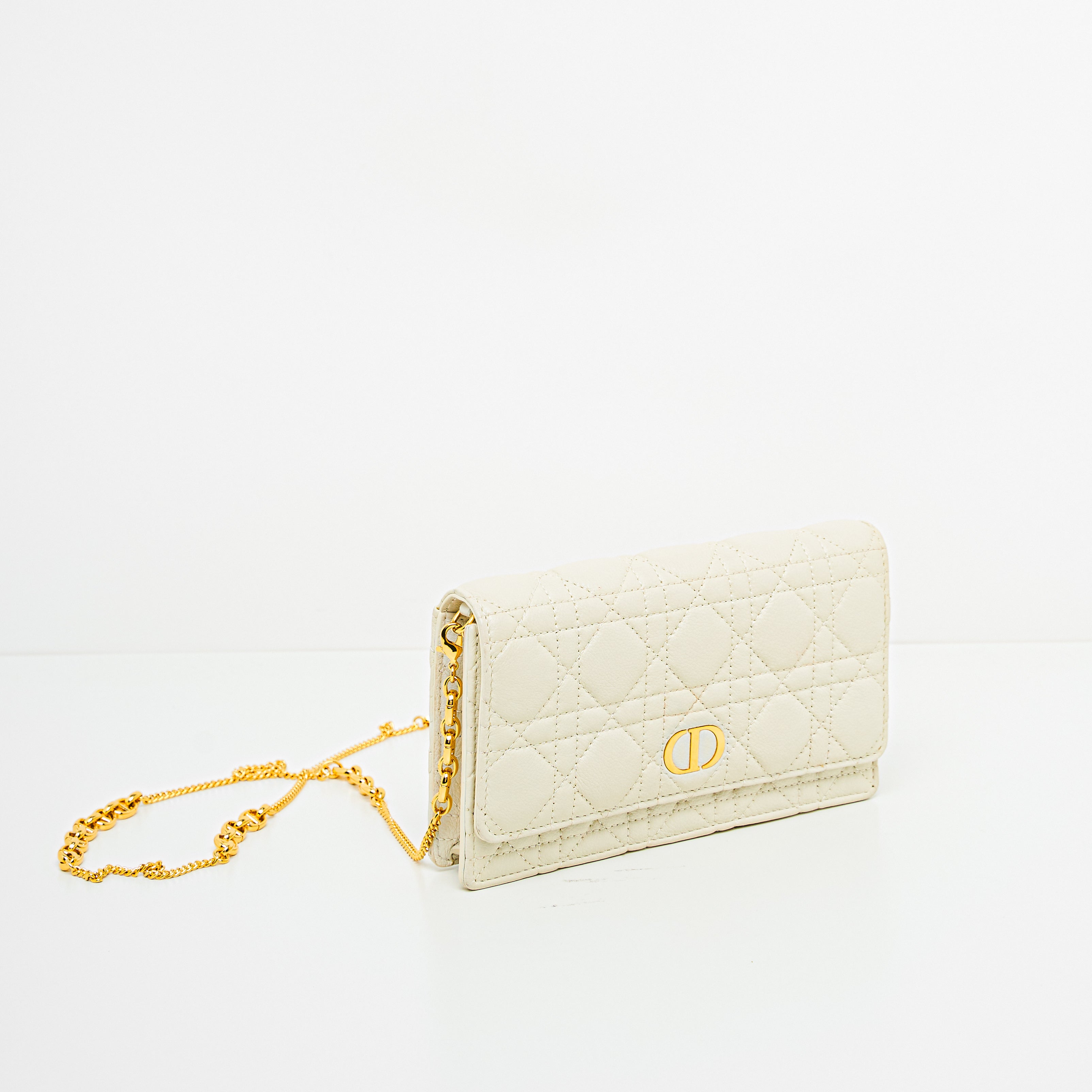 Dior Caro Pouch with Chain