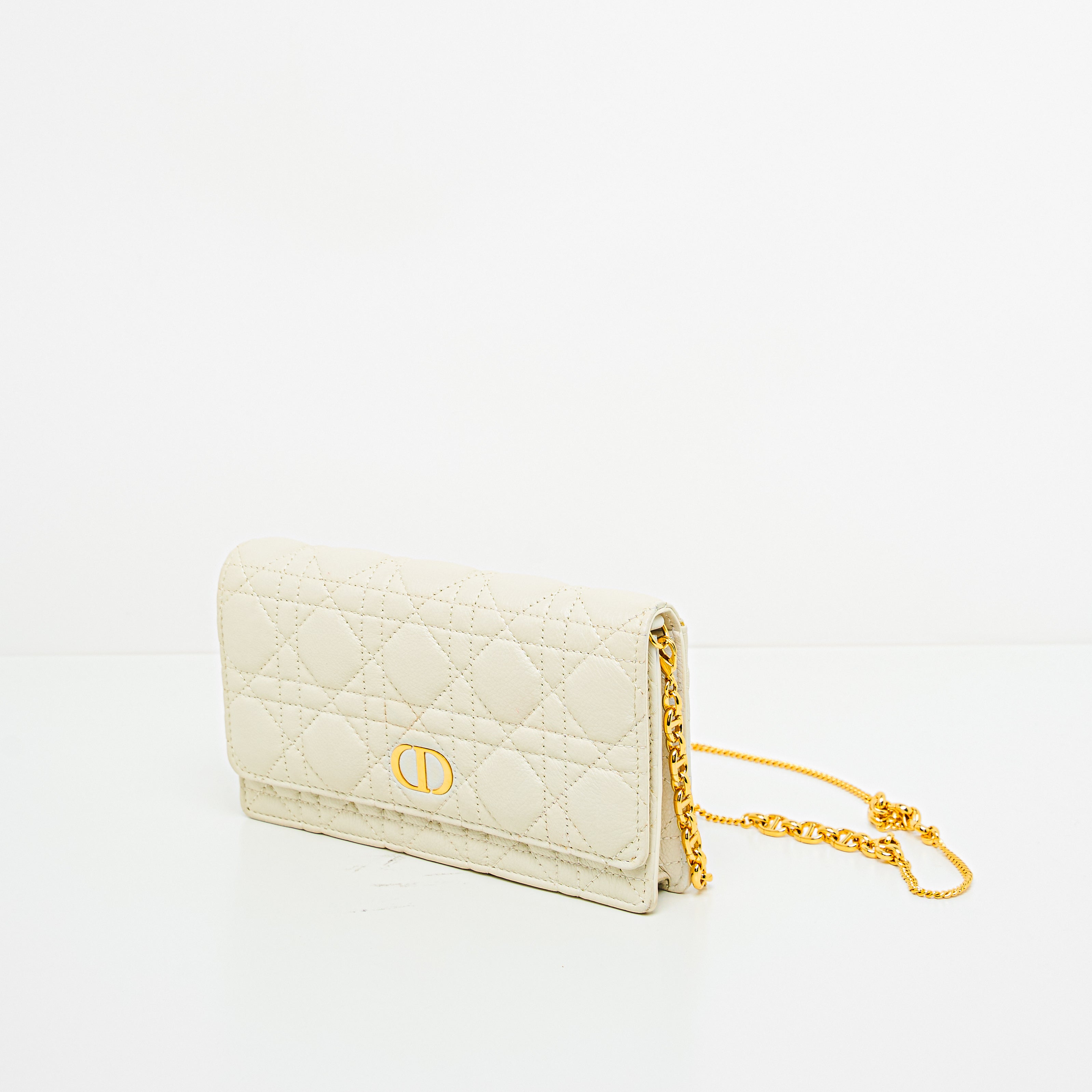 Dior Caro Pouch with Chain