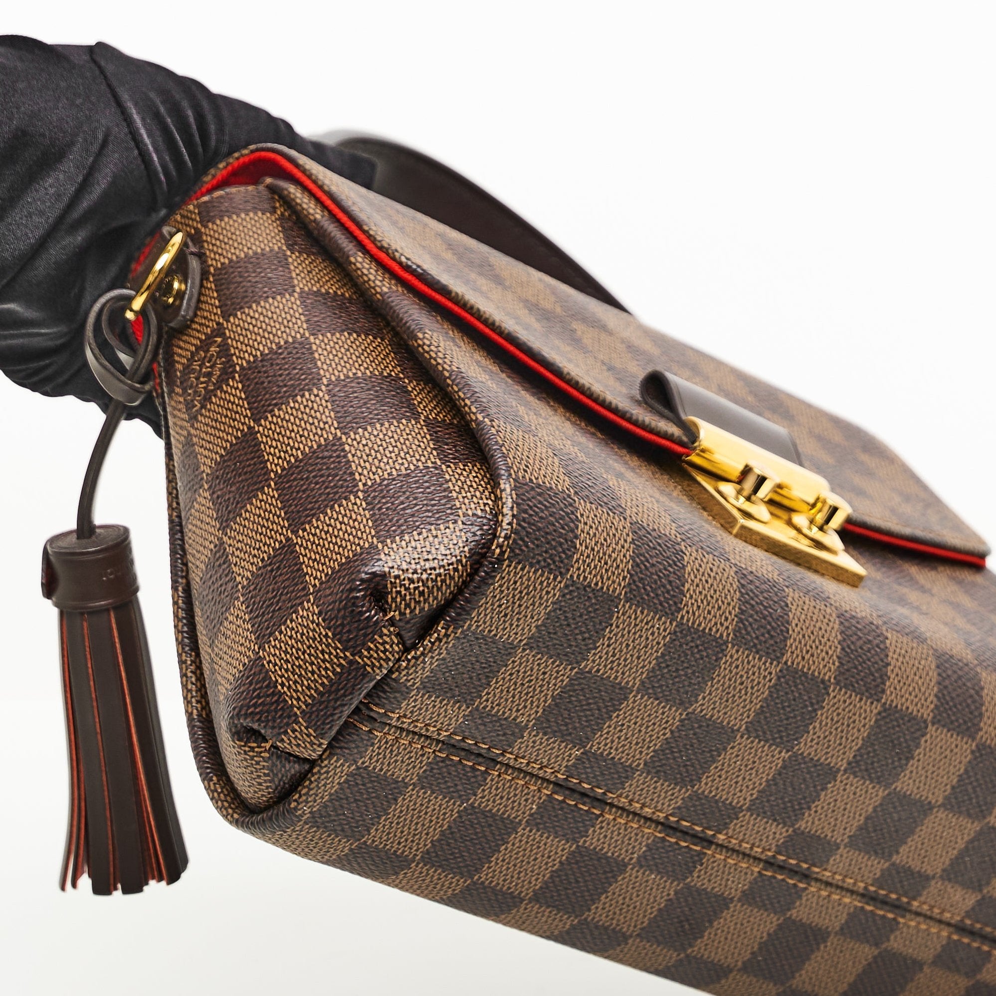 LV CROISETTE DAMIER EBENE