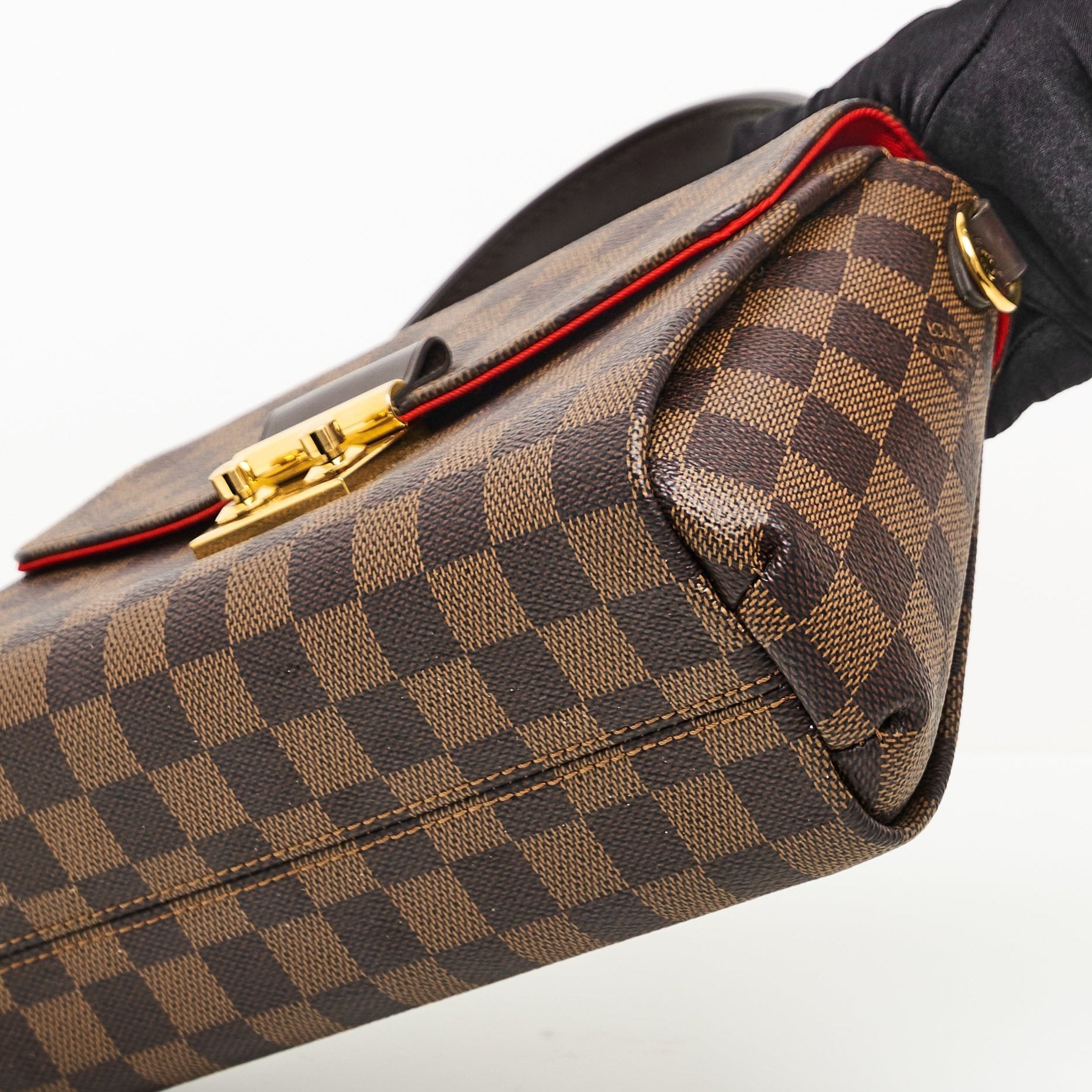 LV CROISETTE DAMIER EBENE