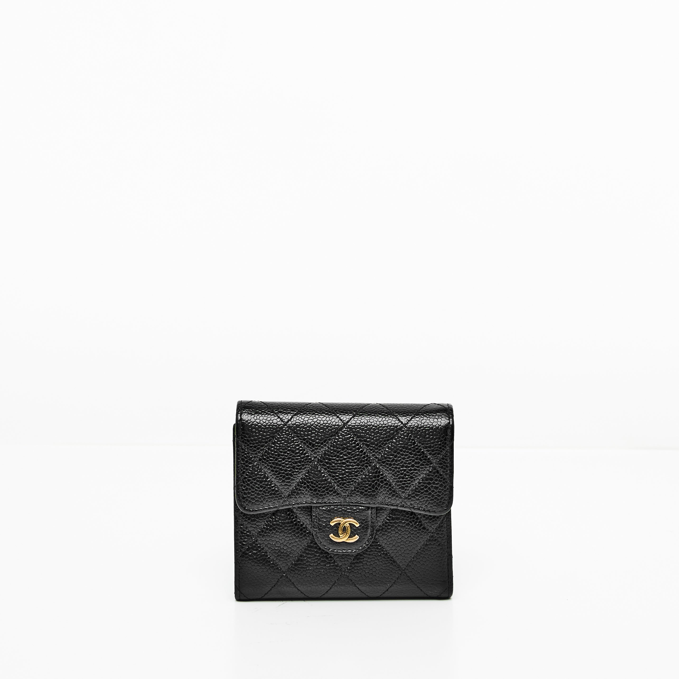 Chanel Classic Small Flap Wallet Caviar GHW