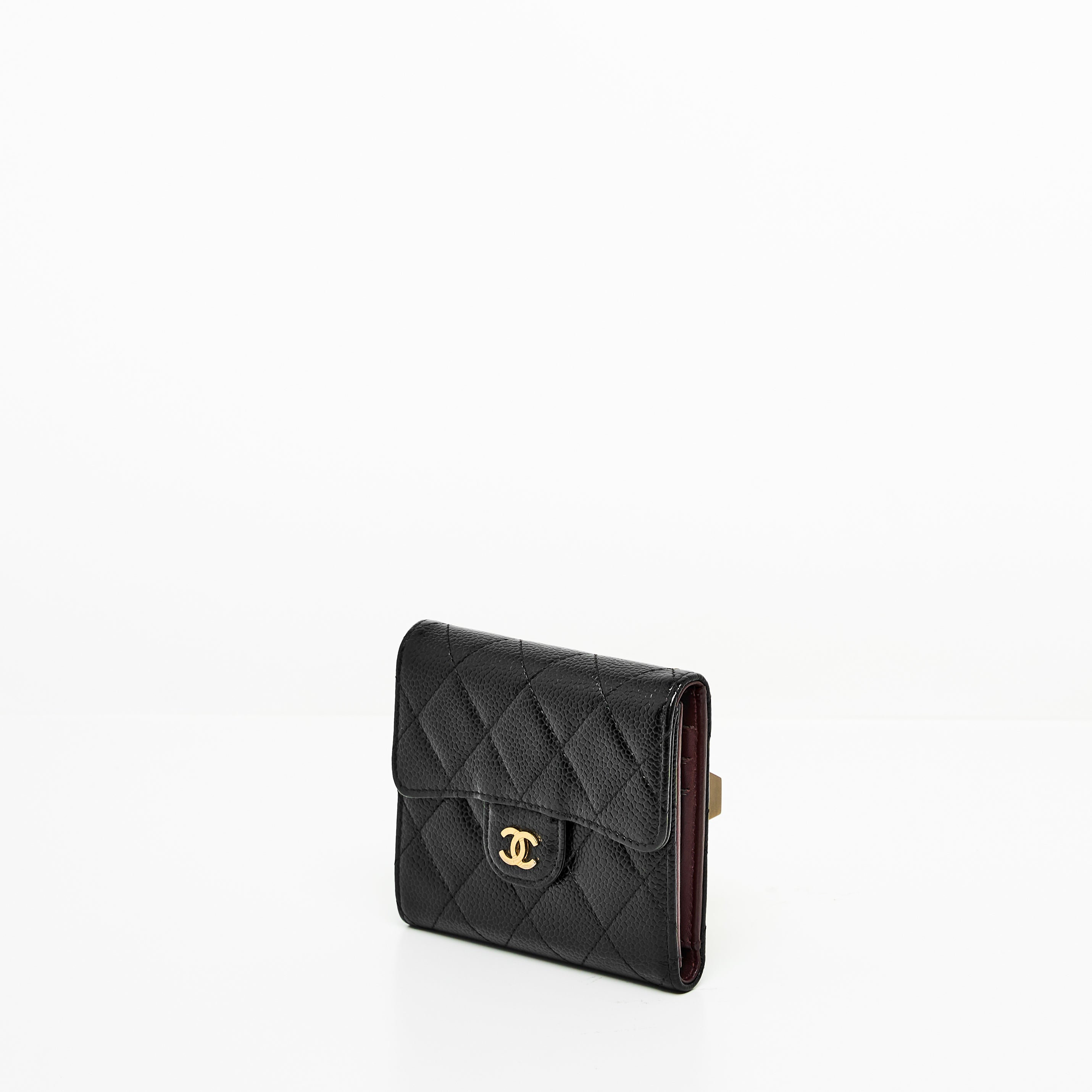 Chanel Classic Small Flap Wallet Caviar GHW