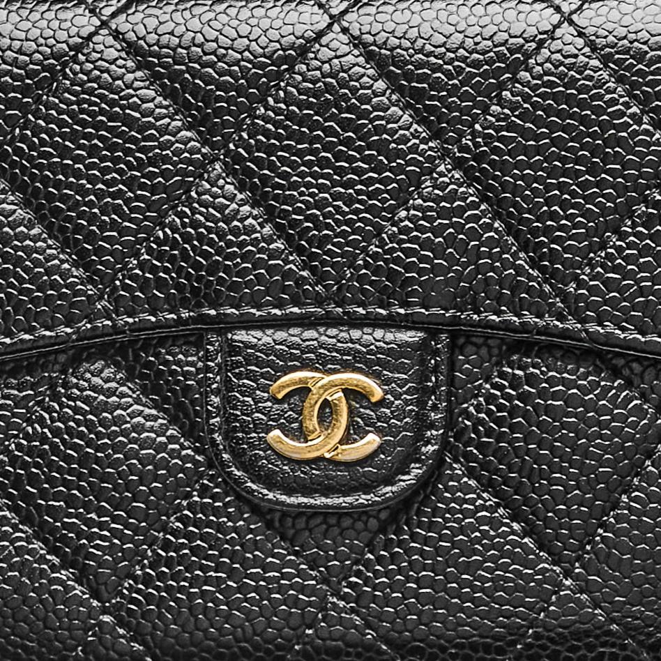 Chanel Classic Small Flap Wallet Caviar GHW