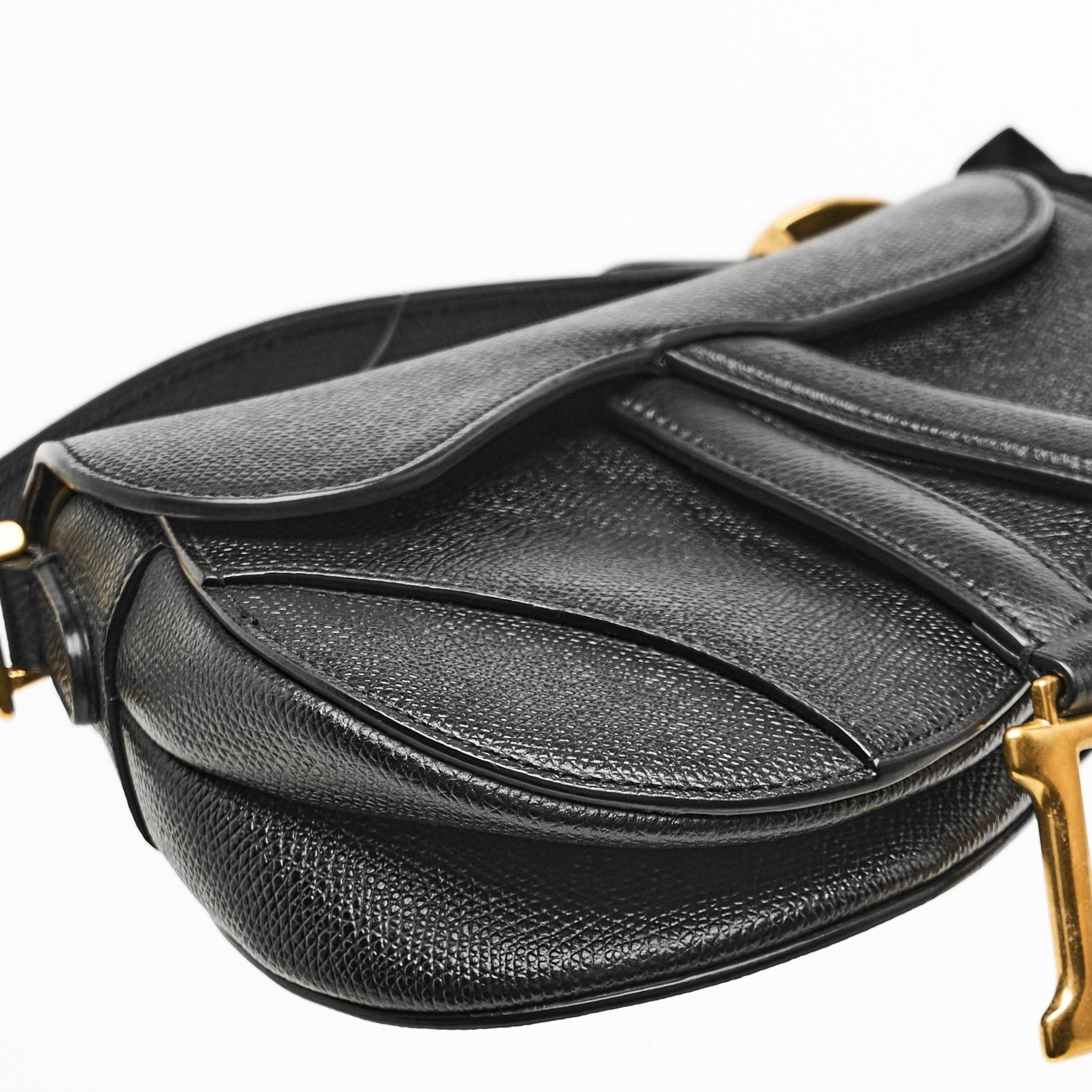 Dior Mini Saddle Bag in Black