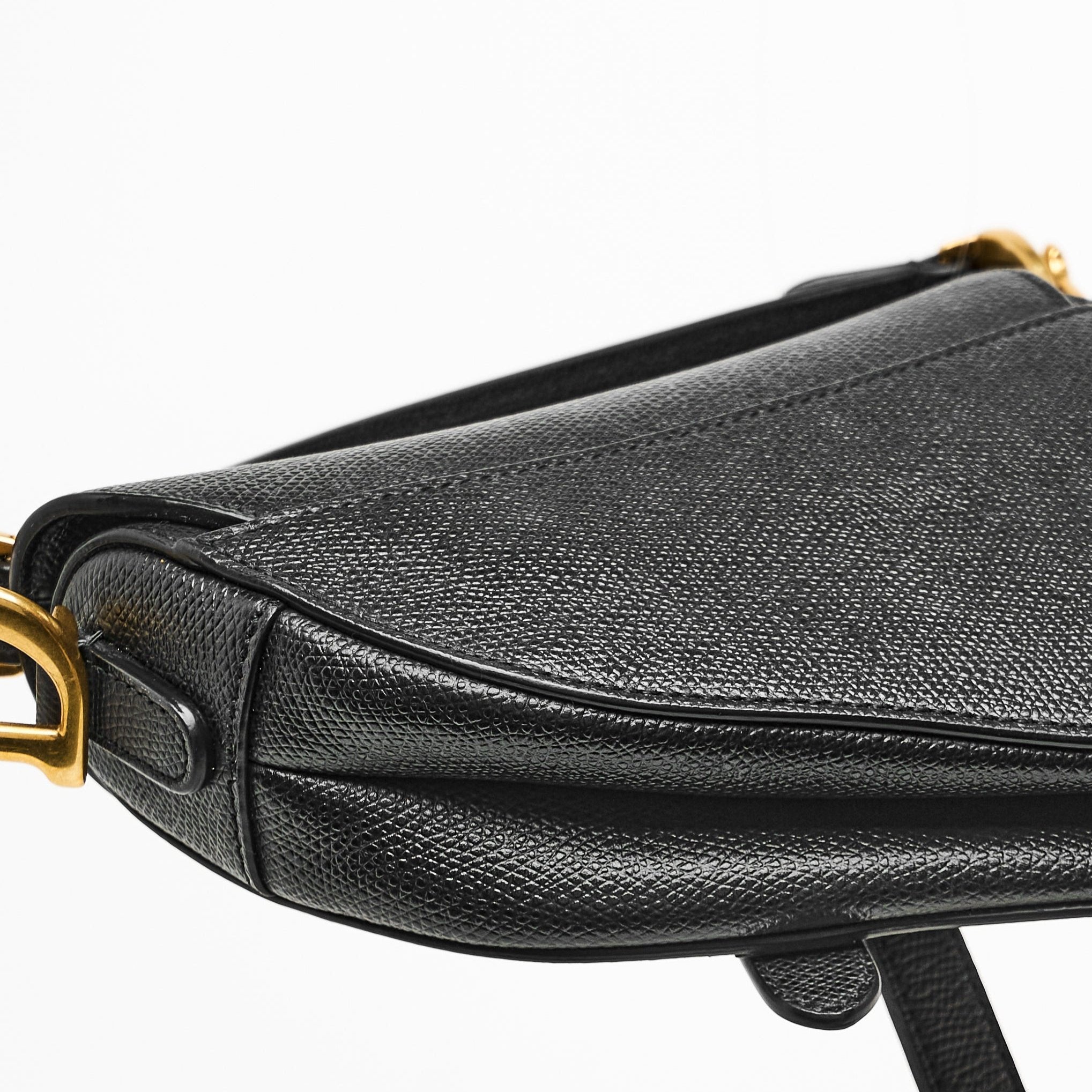 Dior Mini Saddle Bag in Black