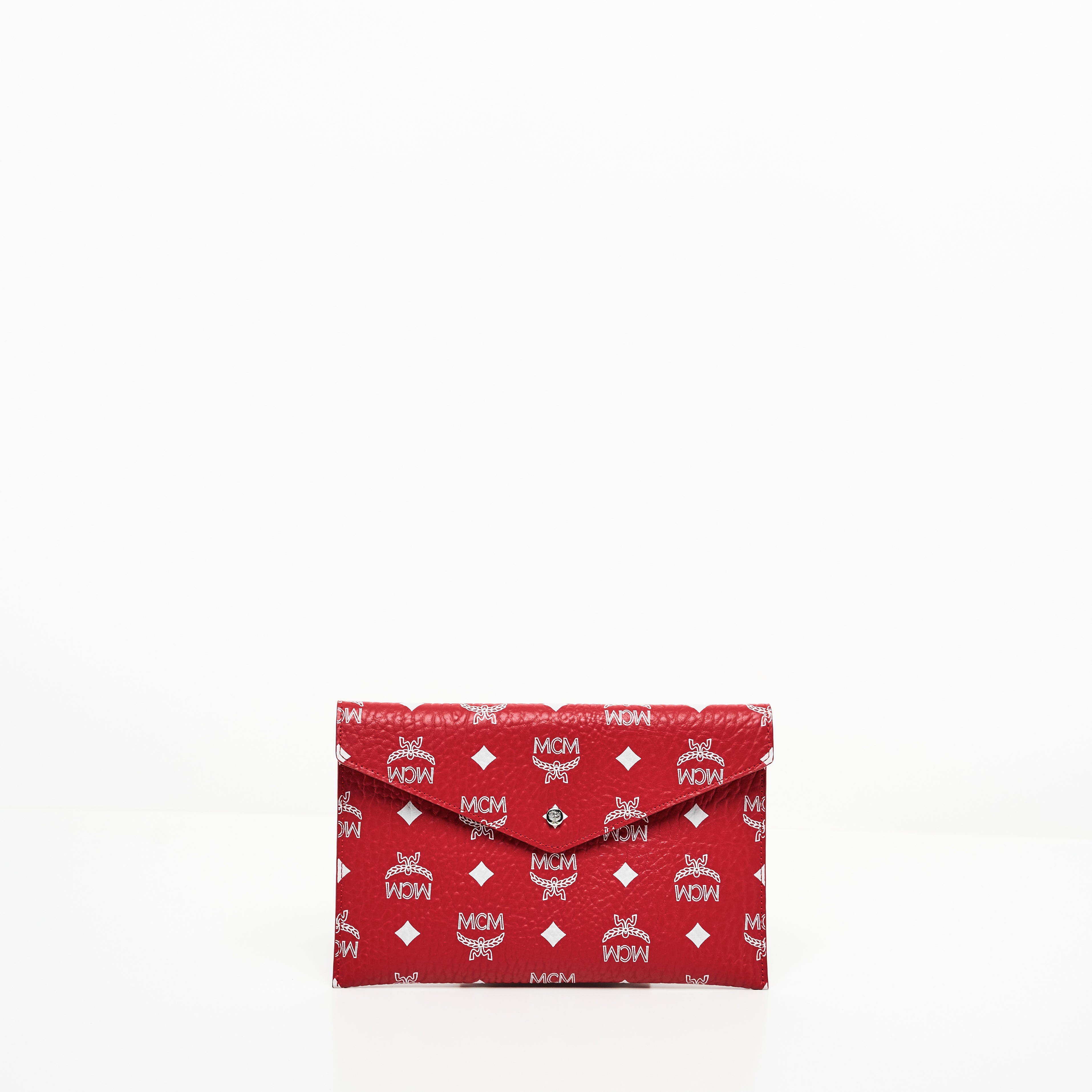 MCM Pouch in Red