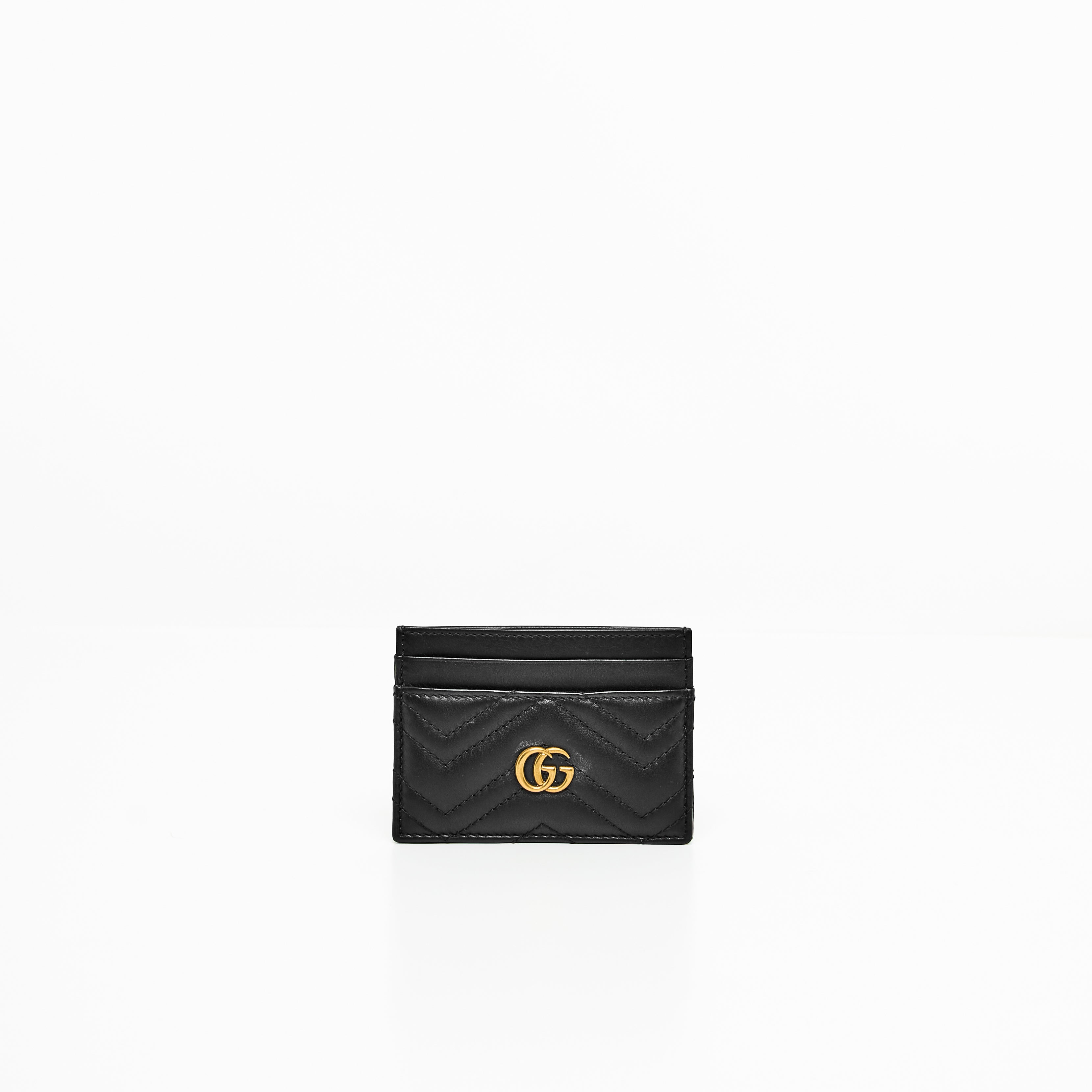 Gucci Marmont Card Holder in Black