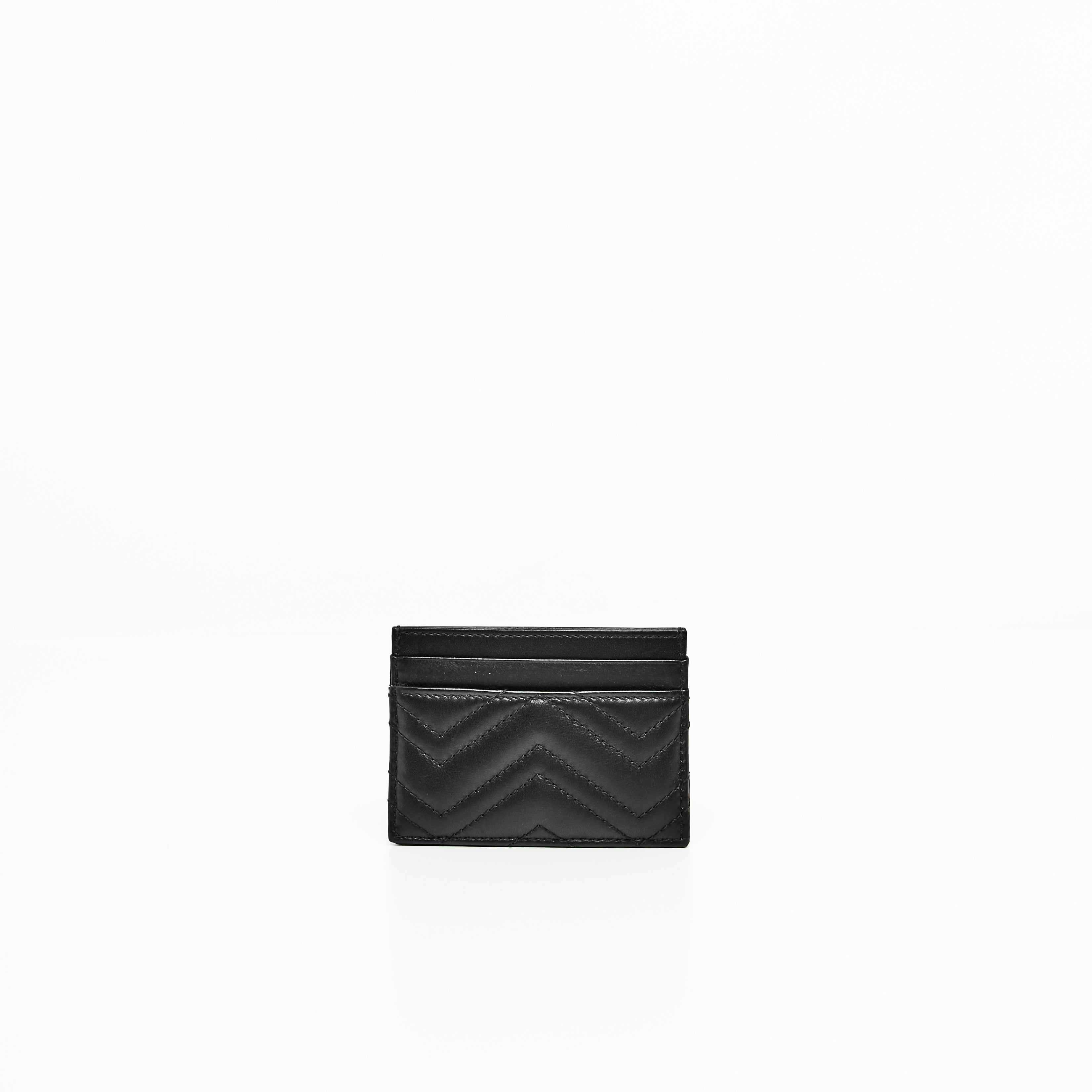 Gucci Marmont Card Holder in Black