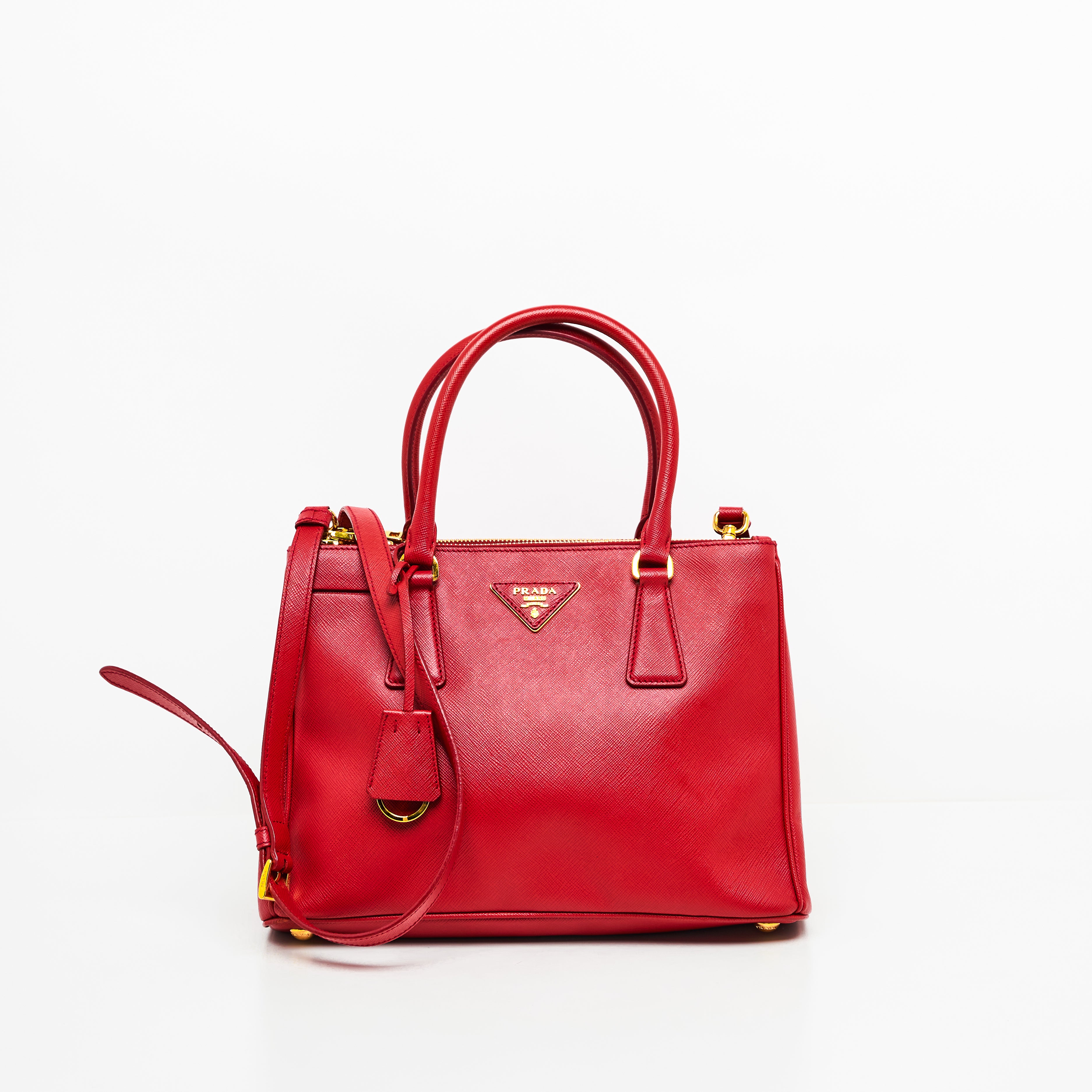 Prada Saffiano Red Galleria