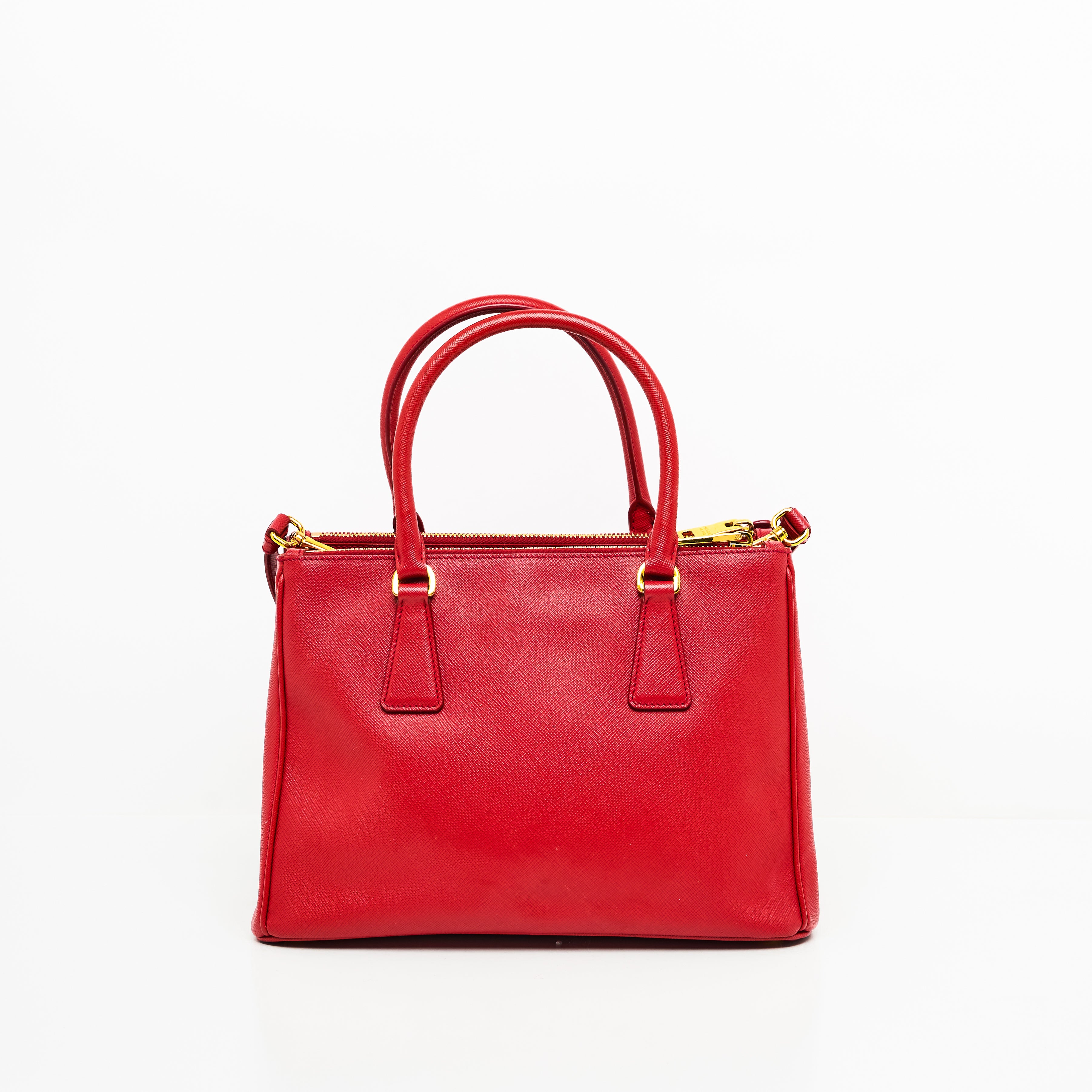 Prada Saffiano Red Galleria