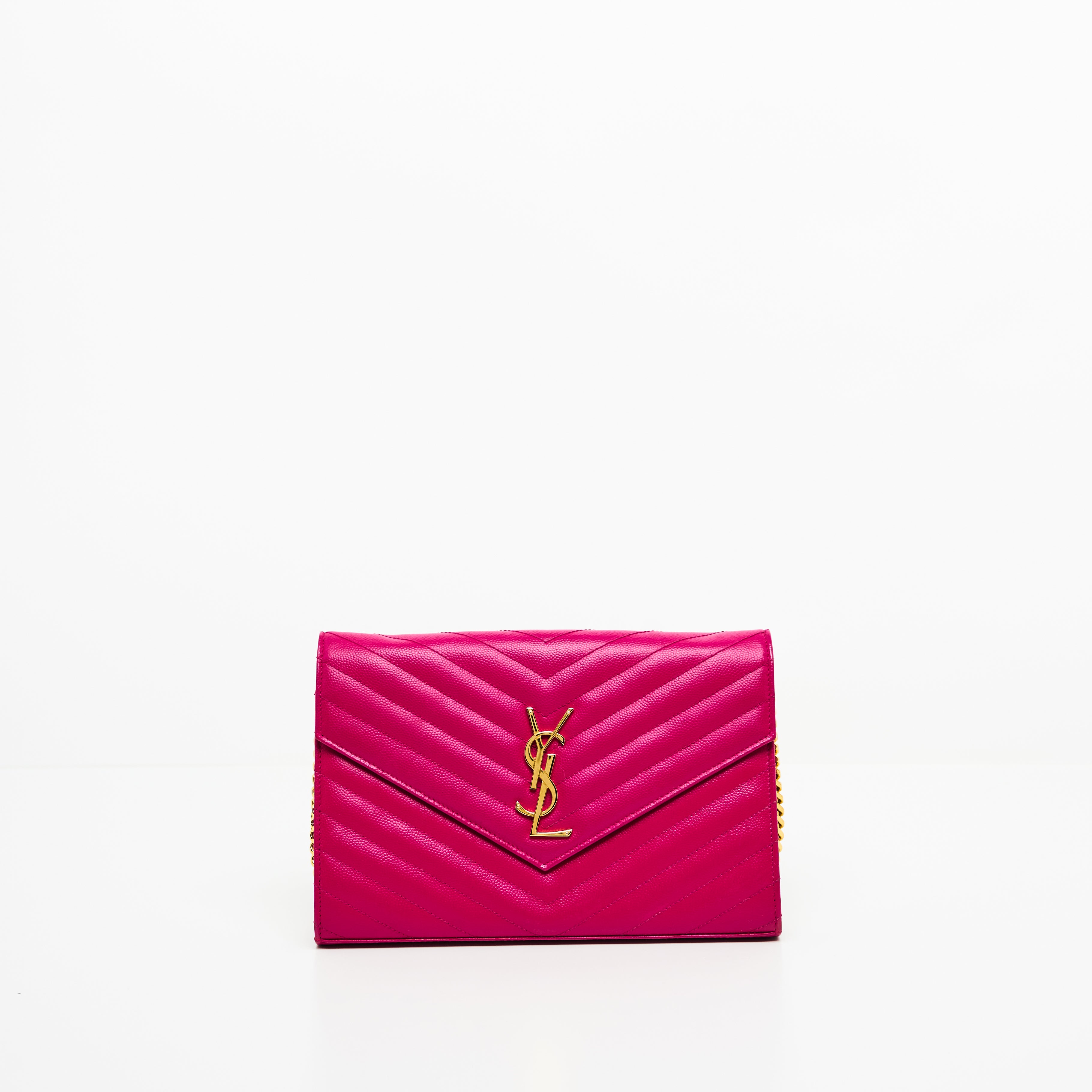 YSL Wallet on Chain Woc Sling Bag Clutch