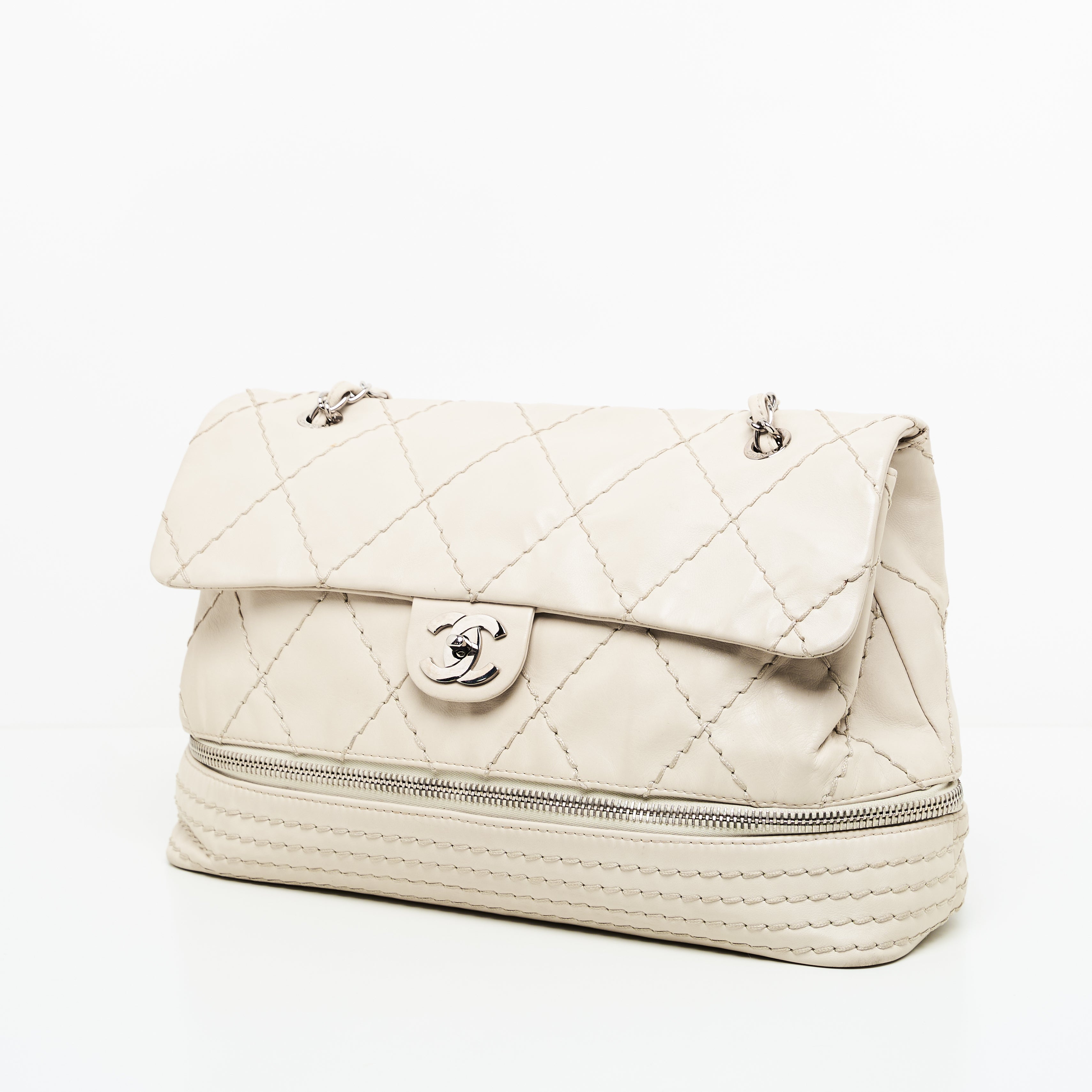 Chanel Quilted Expandable Ligne Flap Bag