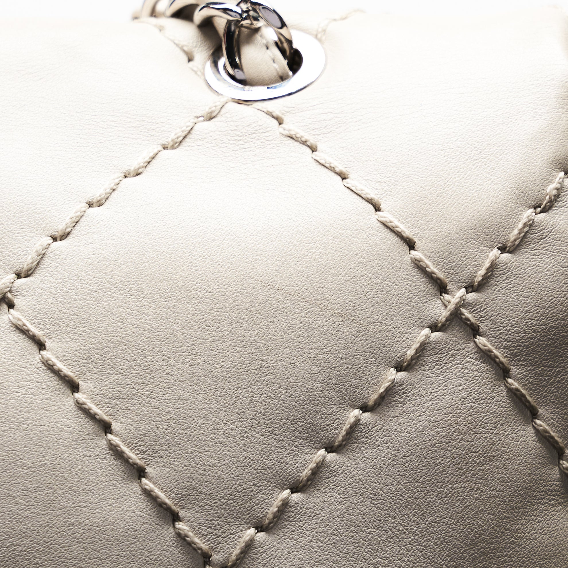 Chanel Quilted Expandable Ligne Flap Bag