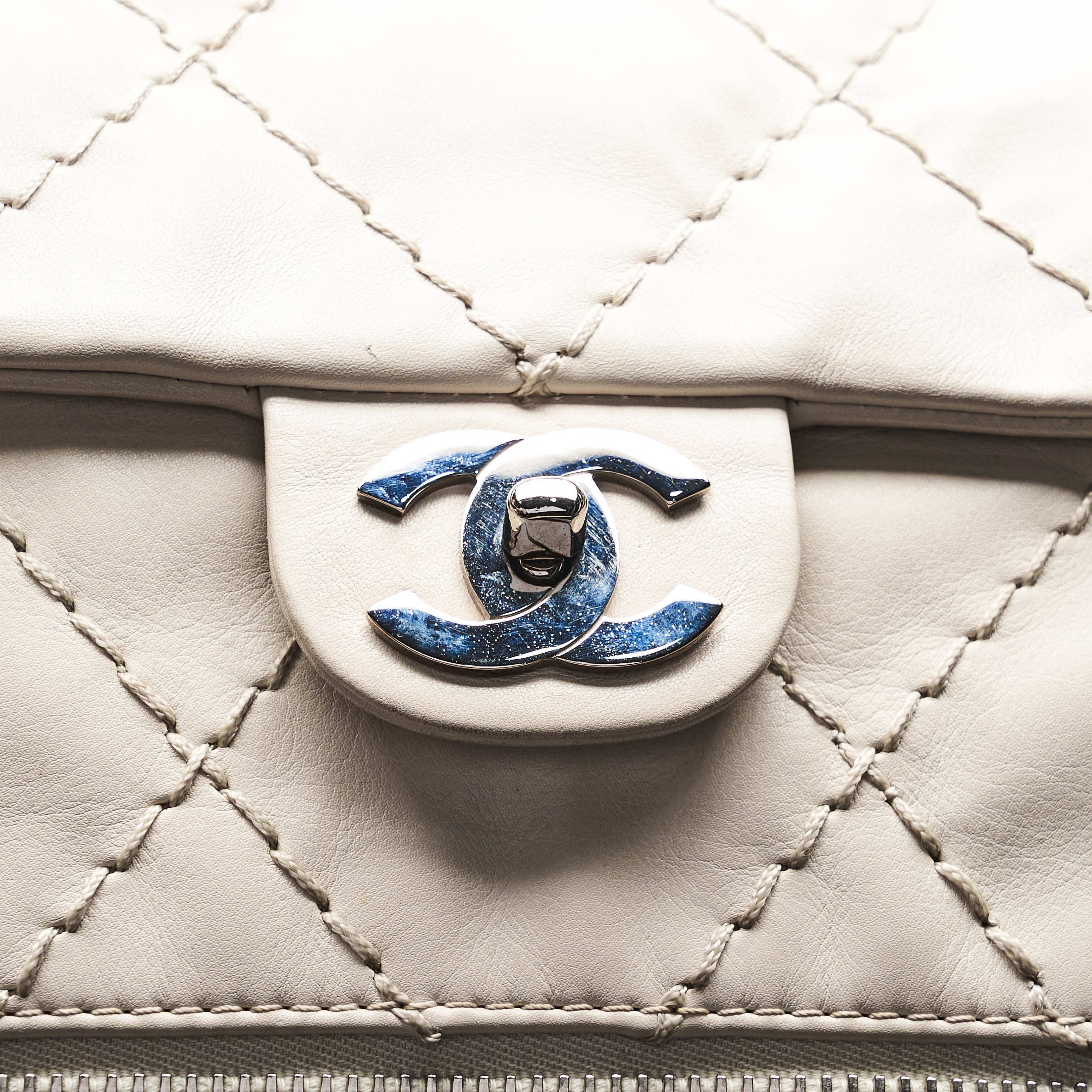 Chanel Quilted Expandable Ligne Flap Bag