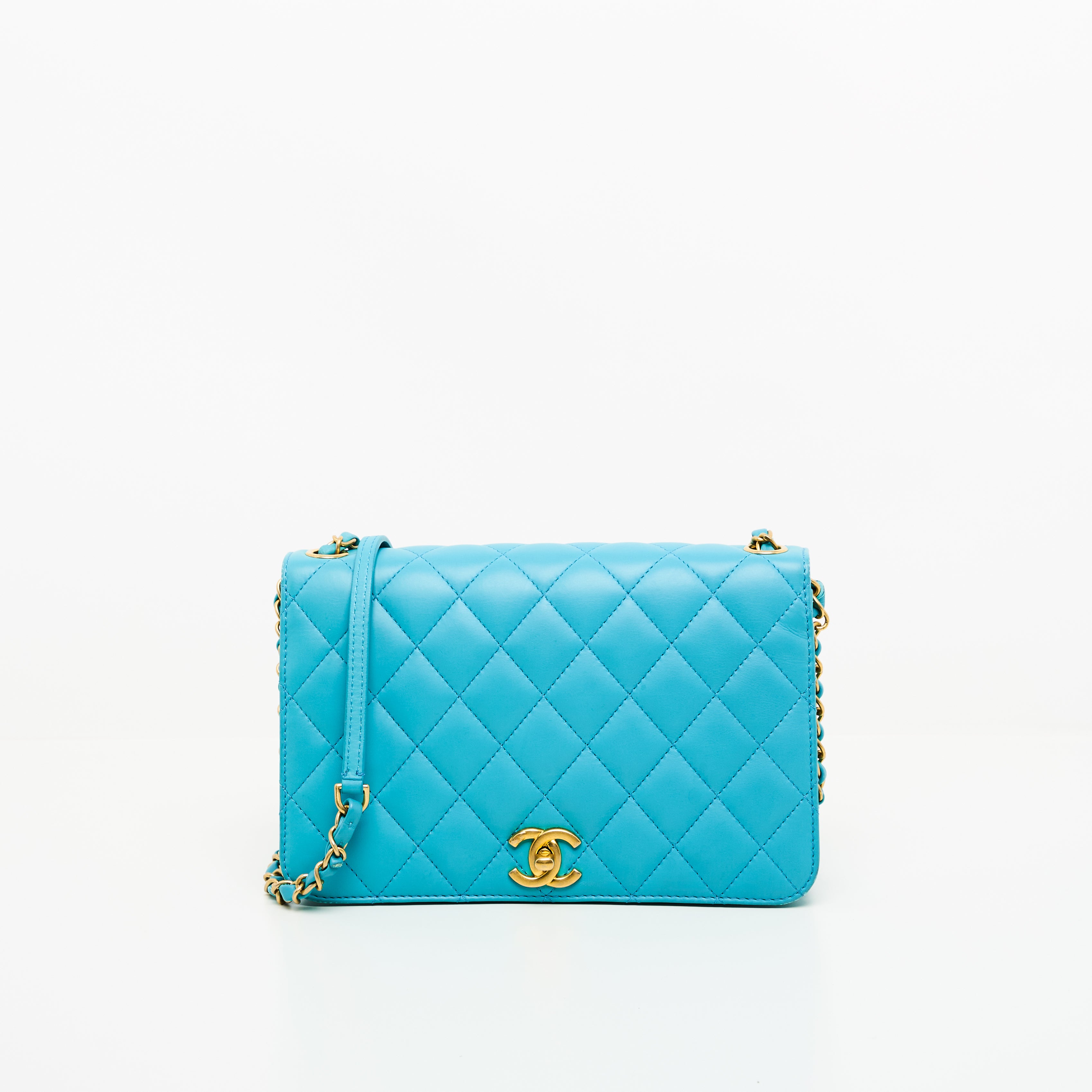 Chanel CC Matelasse Lambskin Flap Bag