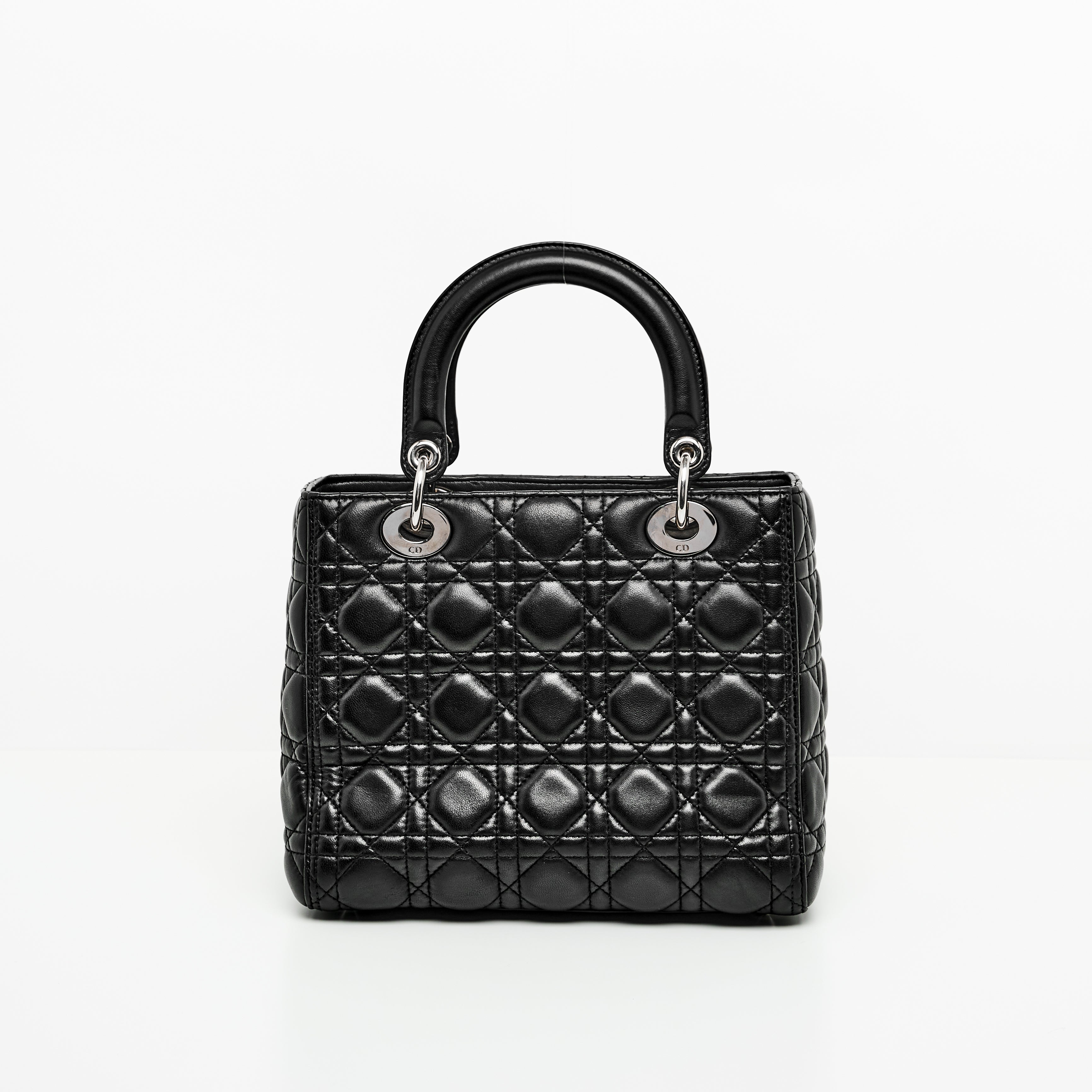 DIOR LADY MEDIUM  IN BLACK