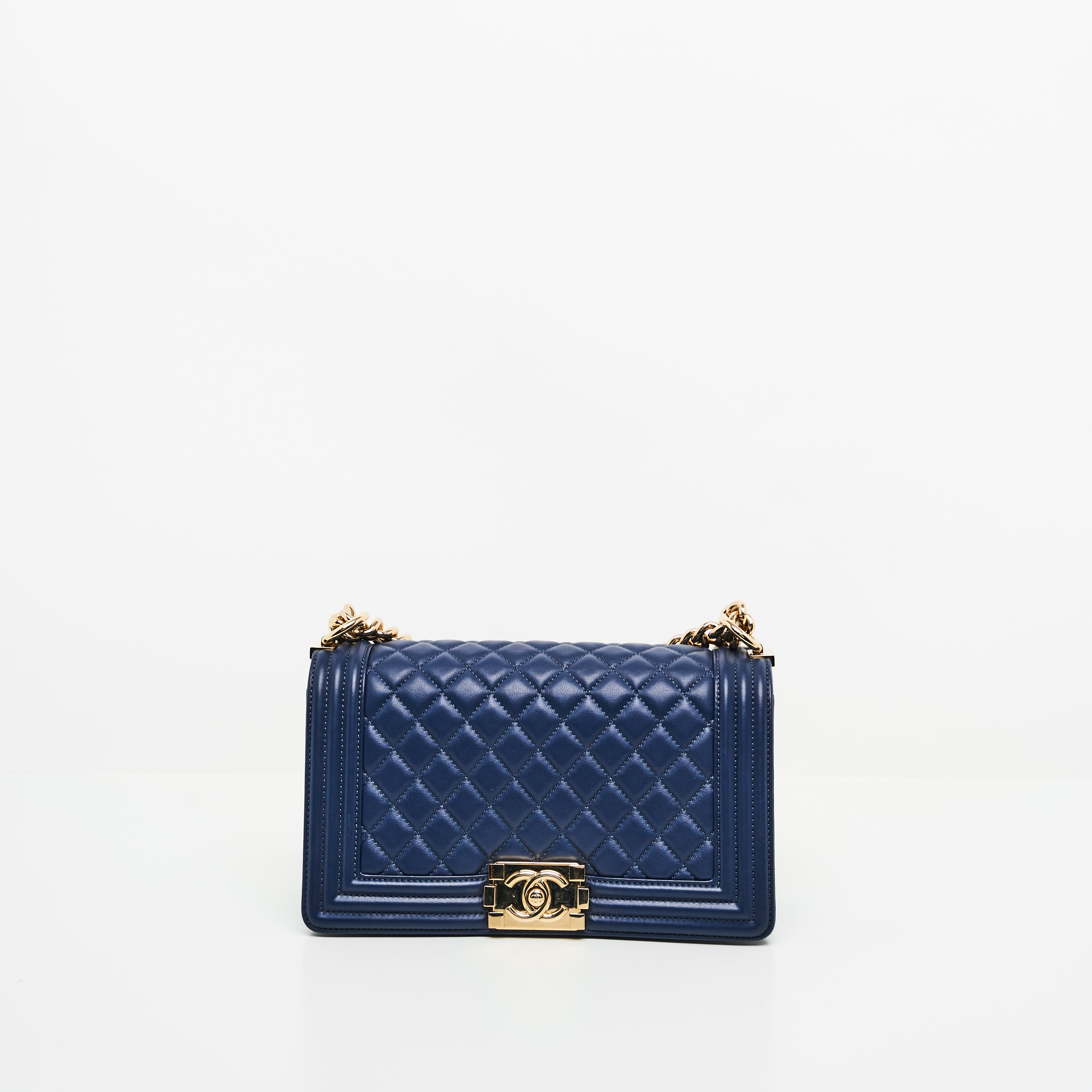 Chanel Le Boy  in Dark Blue