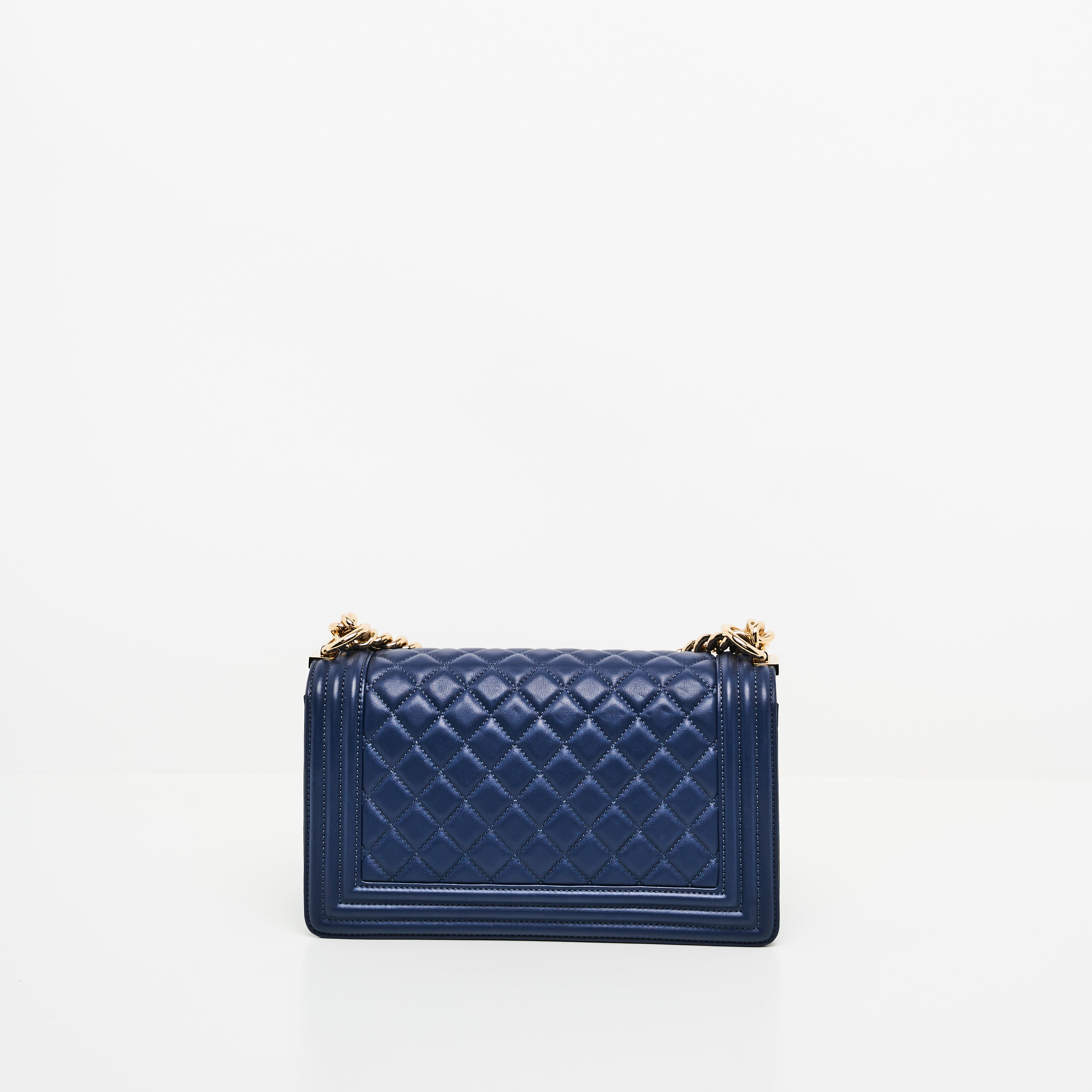 Chanel Le Boy  in Dark Blue