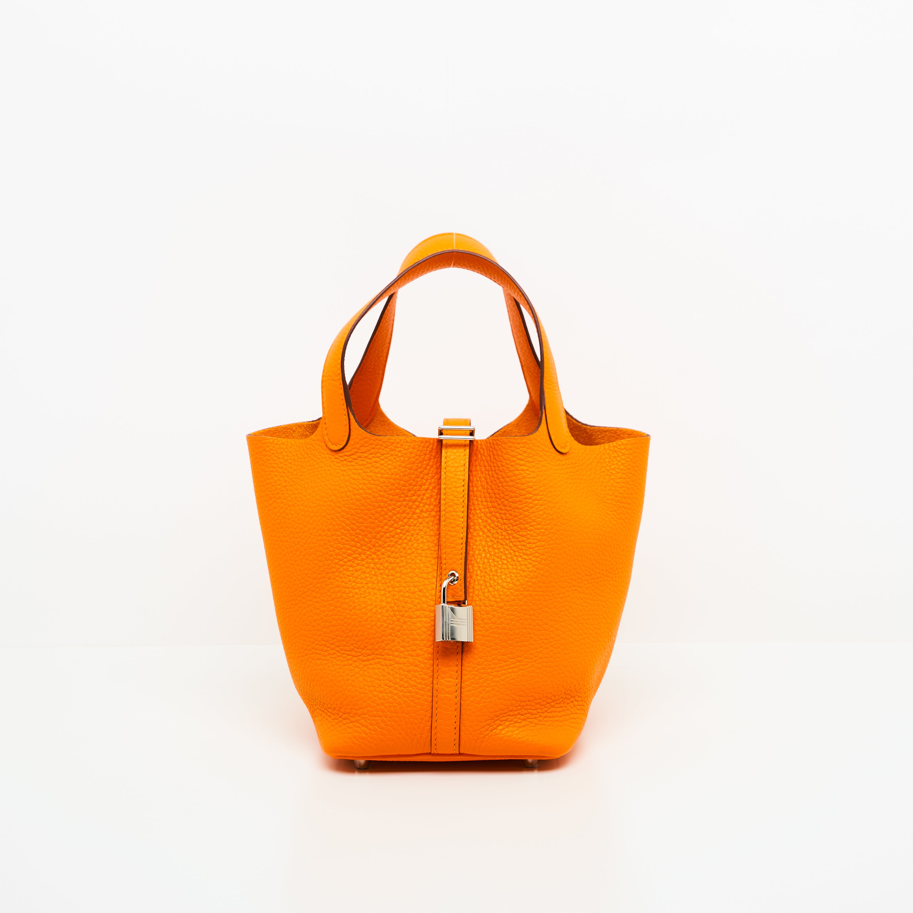 HERMES PICOTIN 18 IN ORANGE