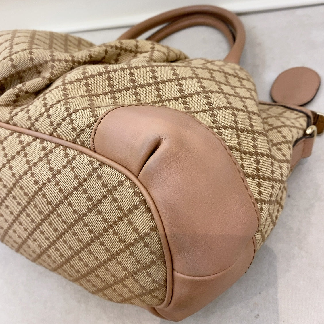 Gucci Diamante Canvas Sukey Tote