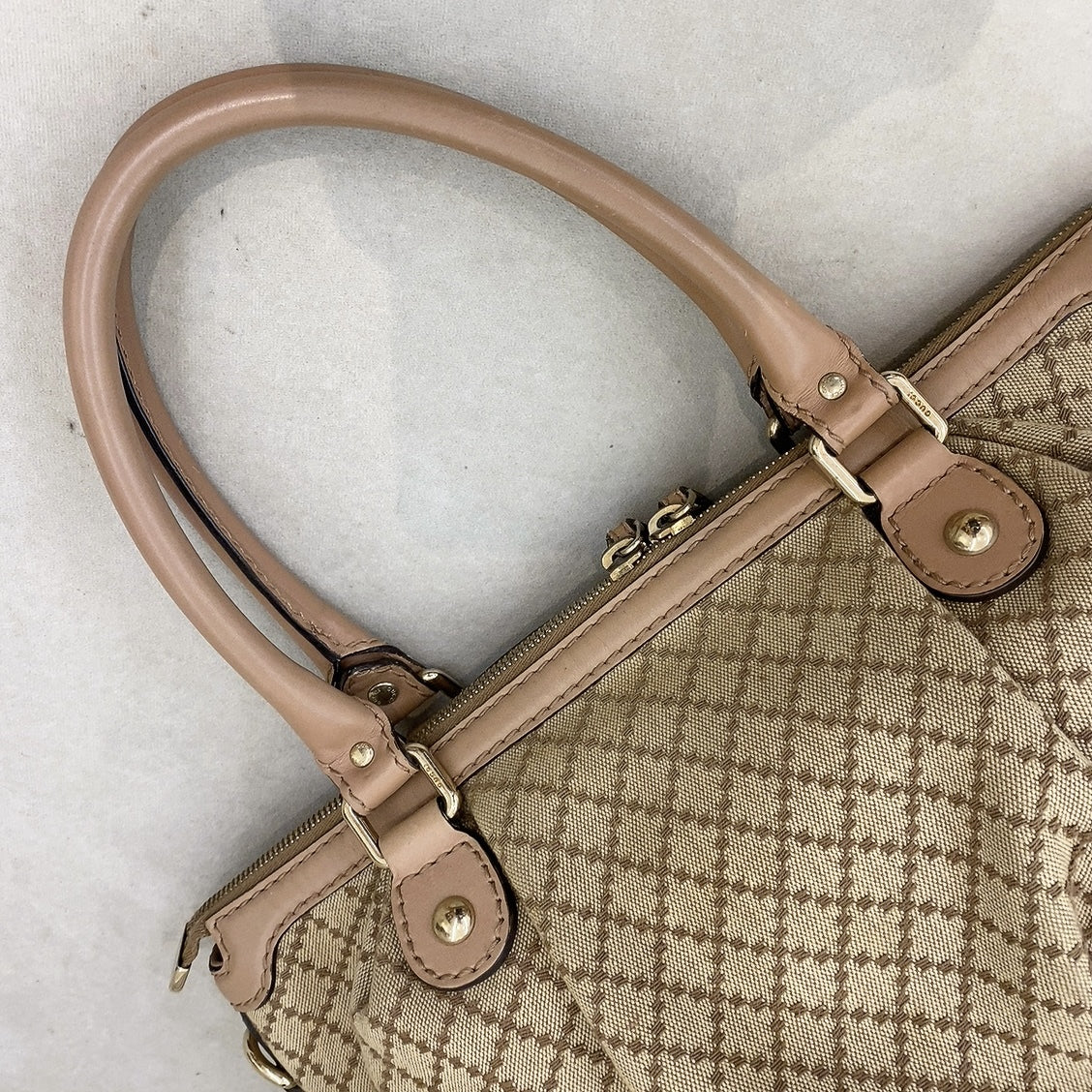 Gucci Diamante Canvas Sukey Tote