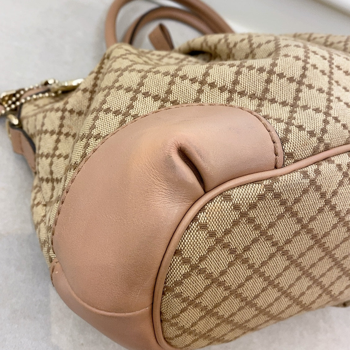 Gucci Diamante Canvas Sukey Tote