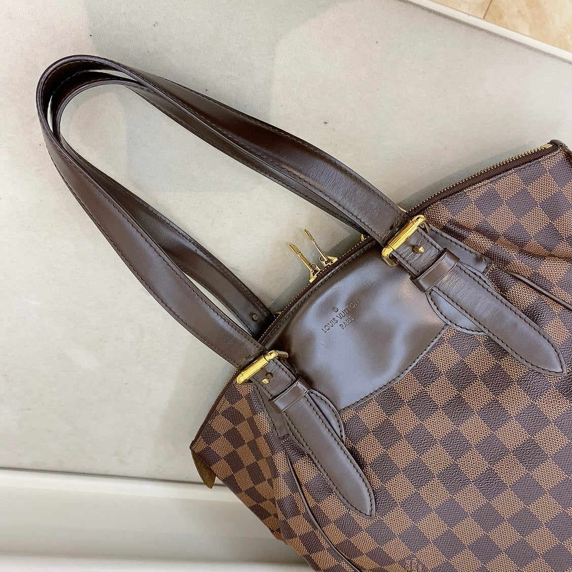 LV Damier Ebene Verona MM