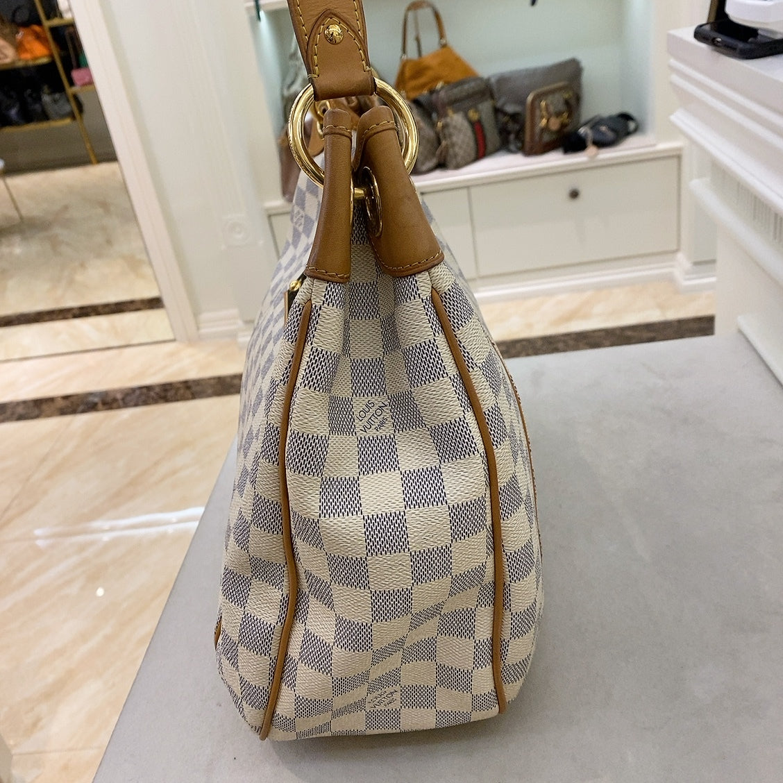 LV Damier Azur Galleria