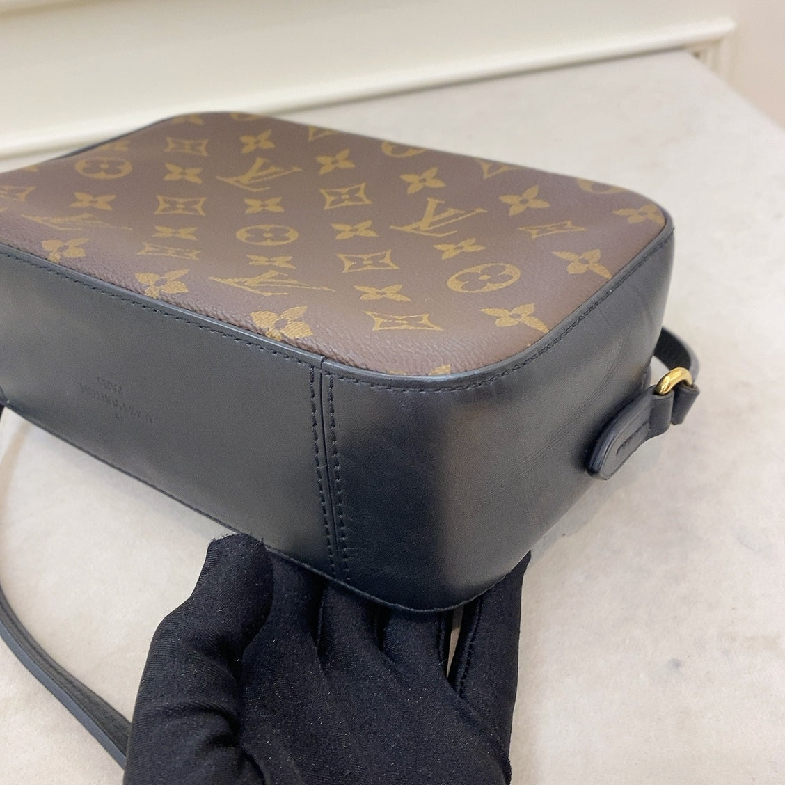 LV Saintonge Monogram Noir Black