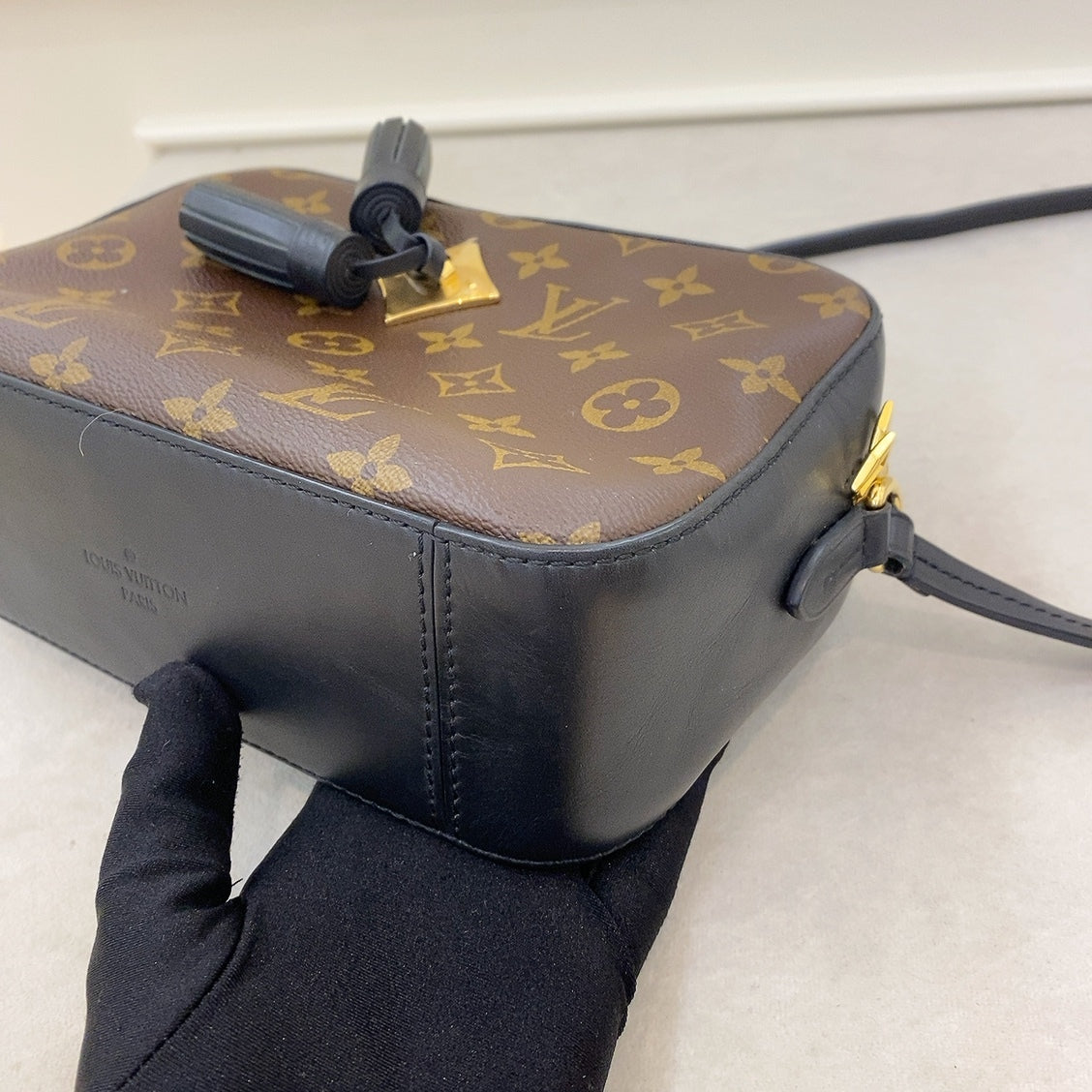 LV Saintonge Monogram Noir Black