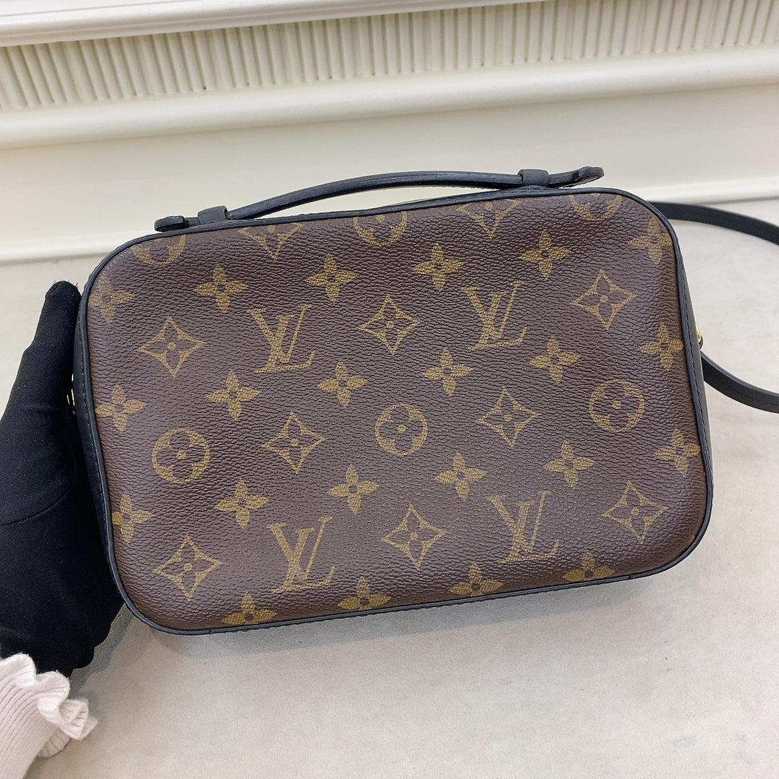 LV Saintonge Monogram Noir Black