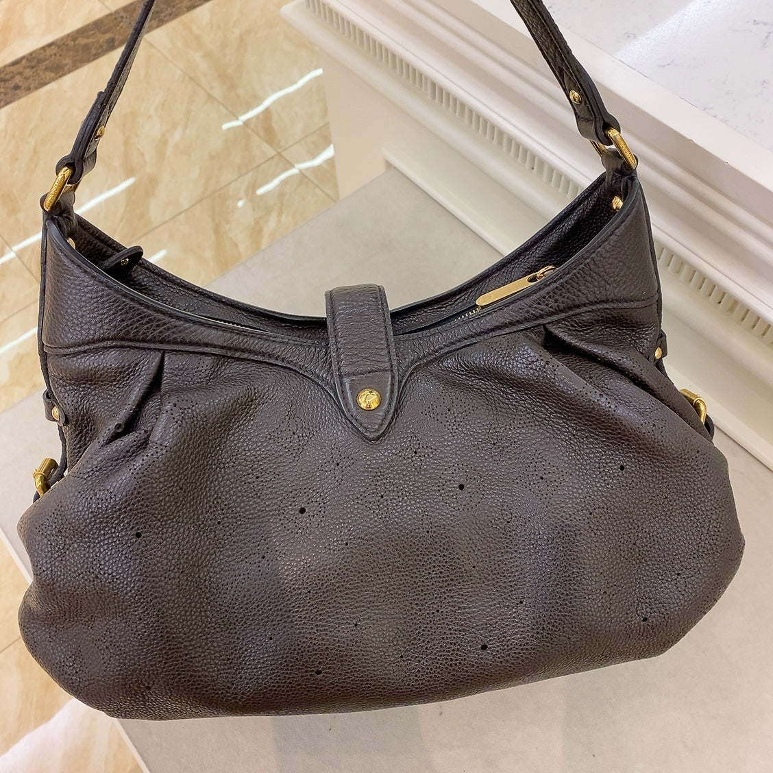 LV Mahina XS Shoulder Bag In Brown