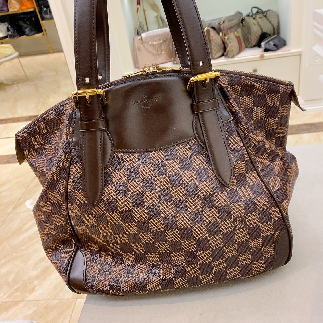 LV Damier Ebene Verona MM