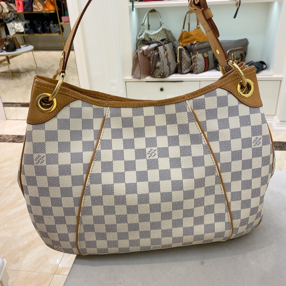 LV Damier Azur Galleria