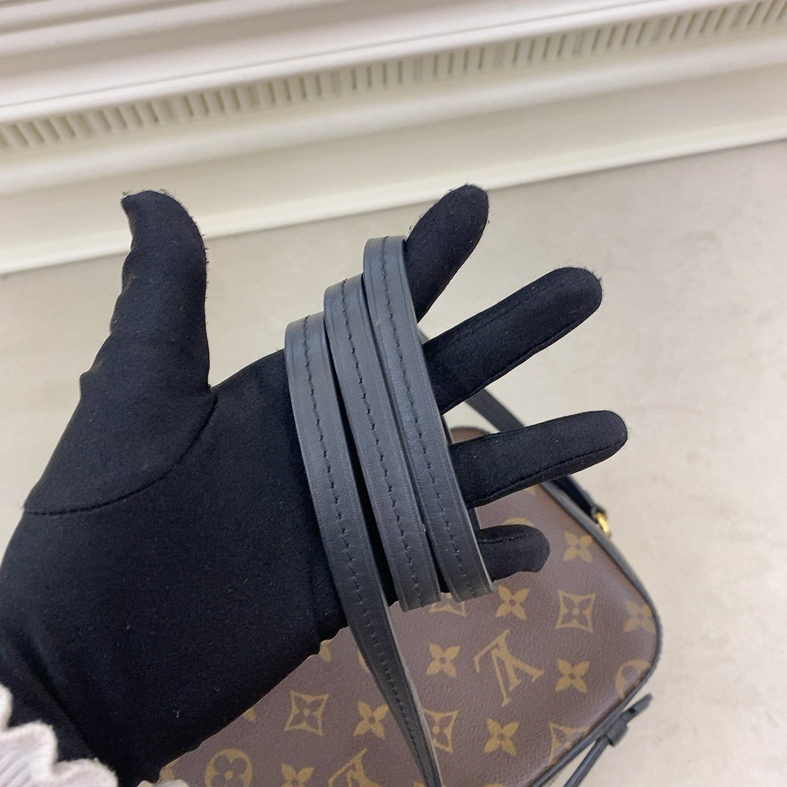 LV Saintonge Monogram Noir Black