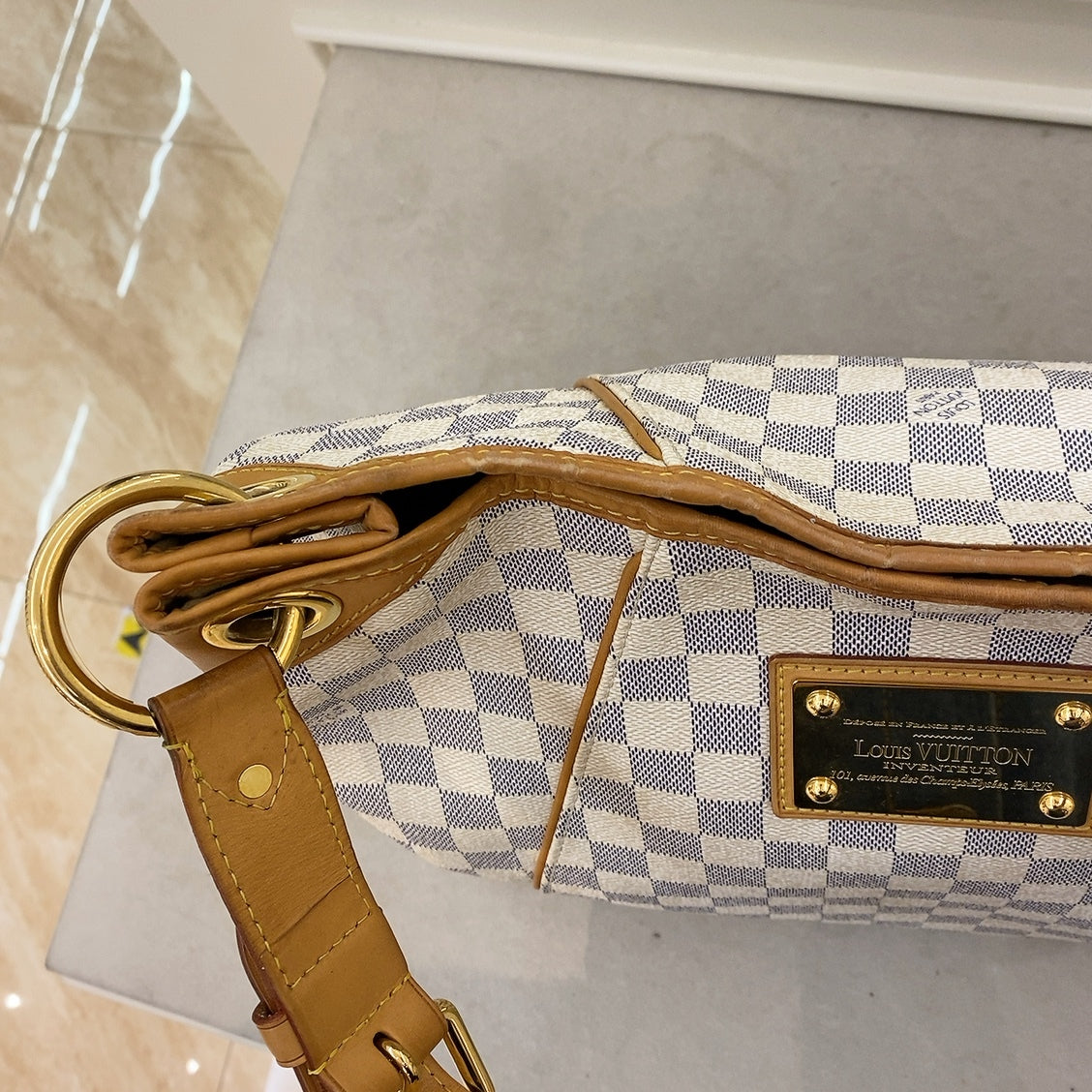 LV Damier Azur Galleria