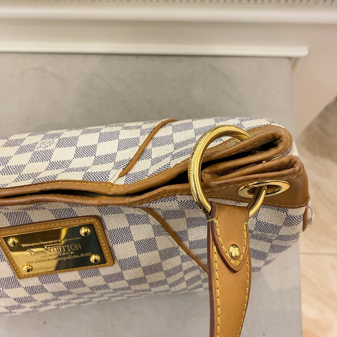 LV Damier Azur Galleria